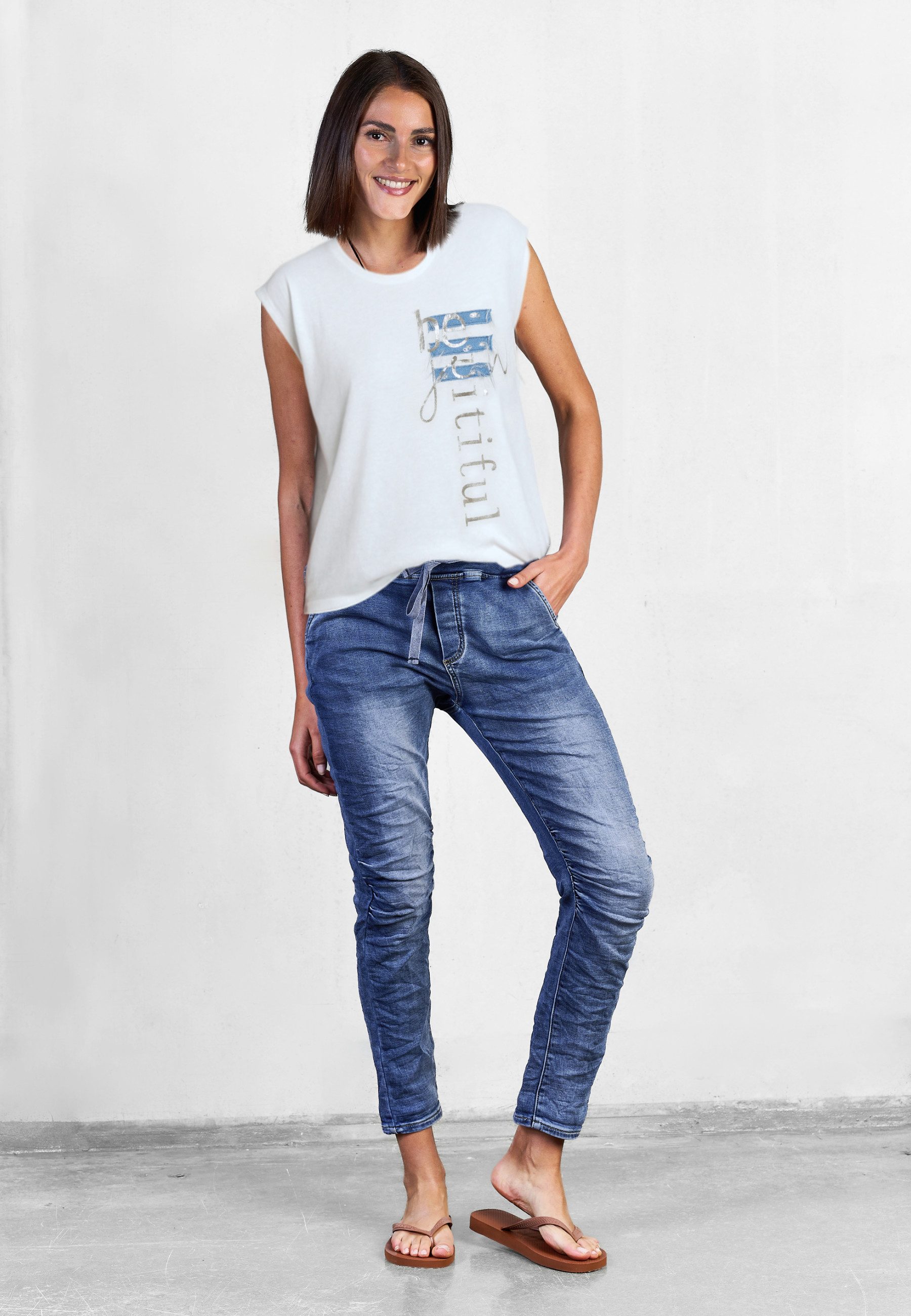 Andijamo-Fashion Shirtbluse SOFT MOOD Locker geschnittenes günstig online kaufen