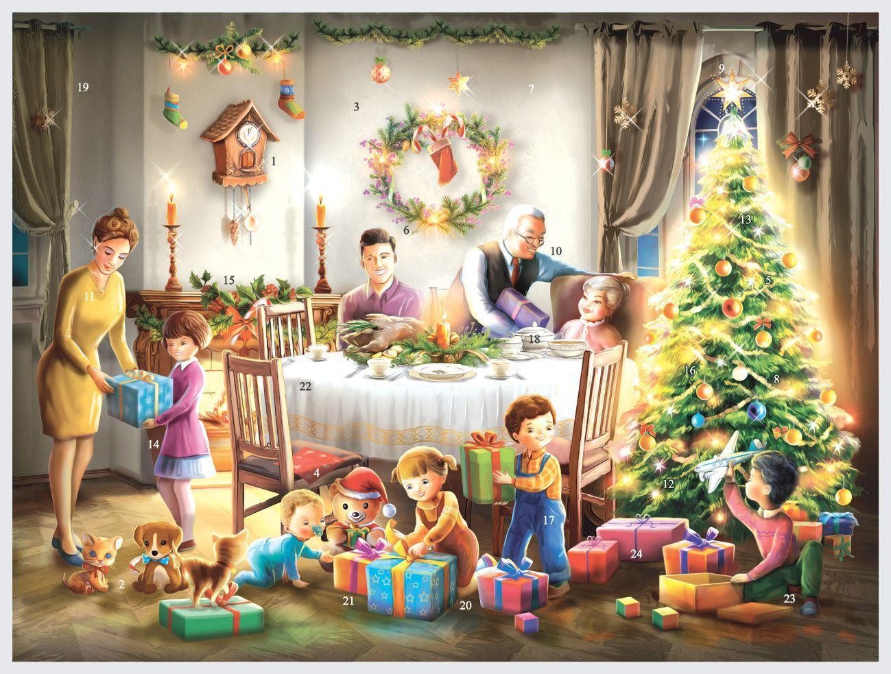 Richard Sellmer Verlag Adventskalender Adventskalender "Heute ist Bescherung"