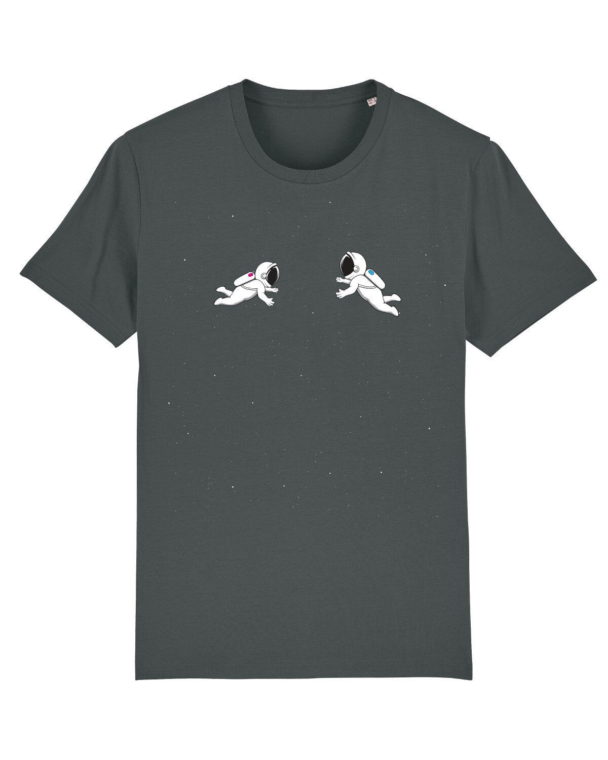 wat? Apparel love Space (1-tlg) schwarz Print-Shirt