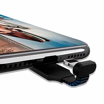 mcdodo Gaming Kabel für iPhone Modelle Smartphones Nylon Ladekabel Datenkabel Smartphone-Kabel, (120 cm)