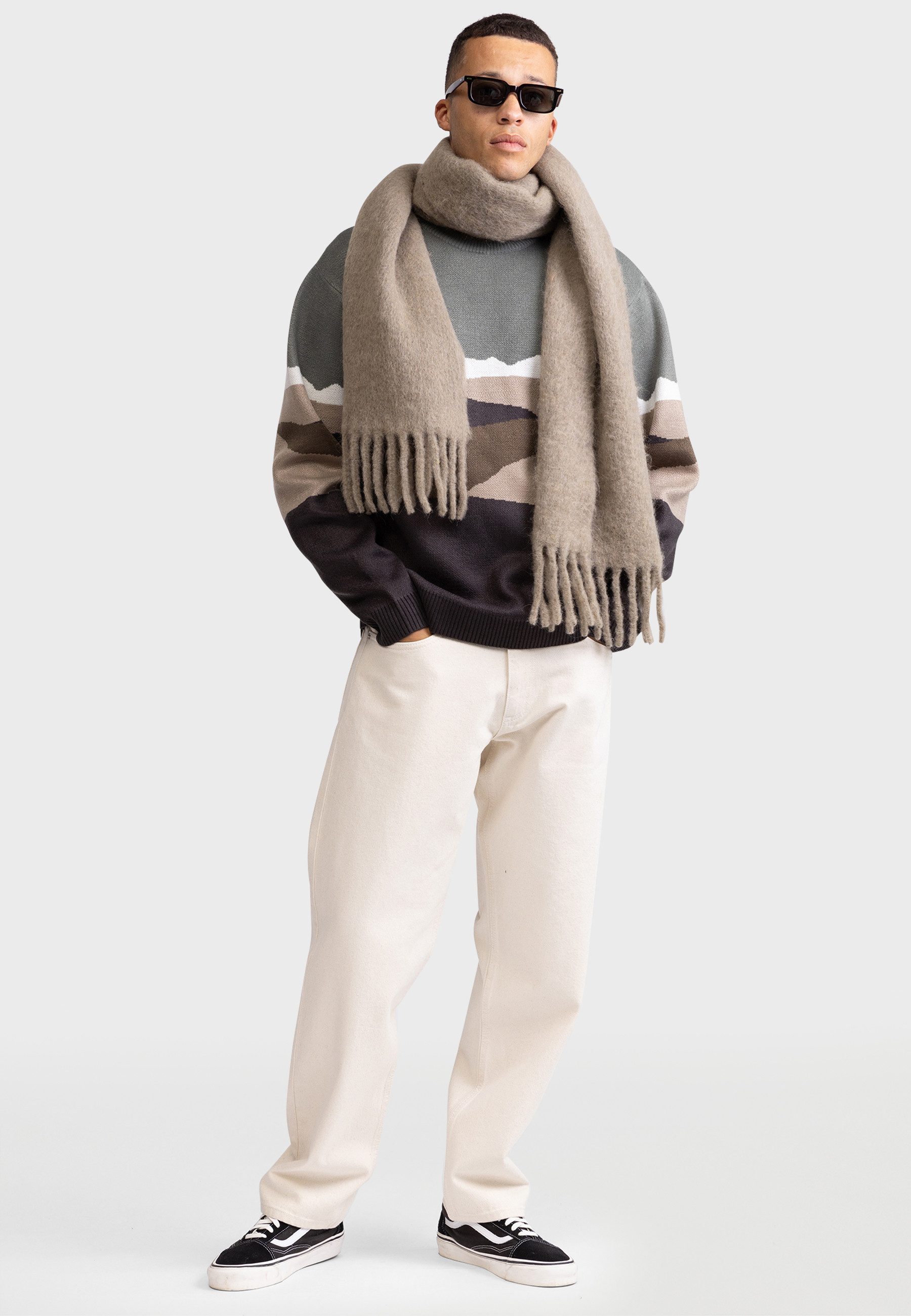 REDEFINED REBEL Rundhalspullover Redefined Rebel Knit RRColby Knit REGULAR FIT