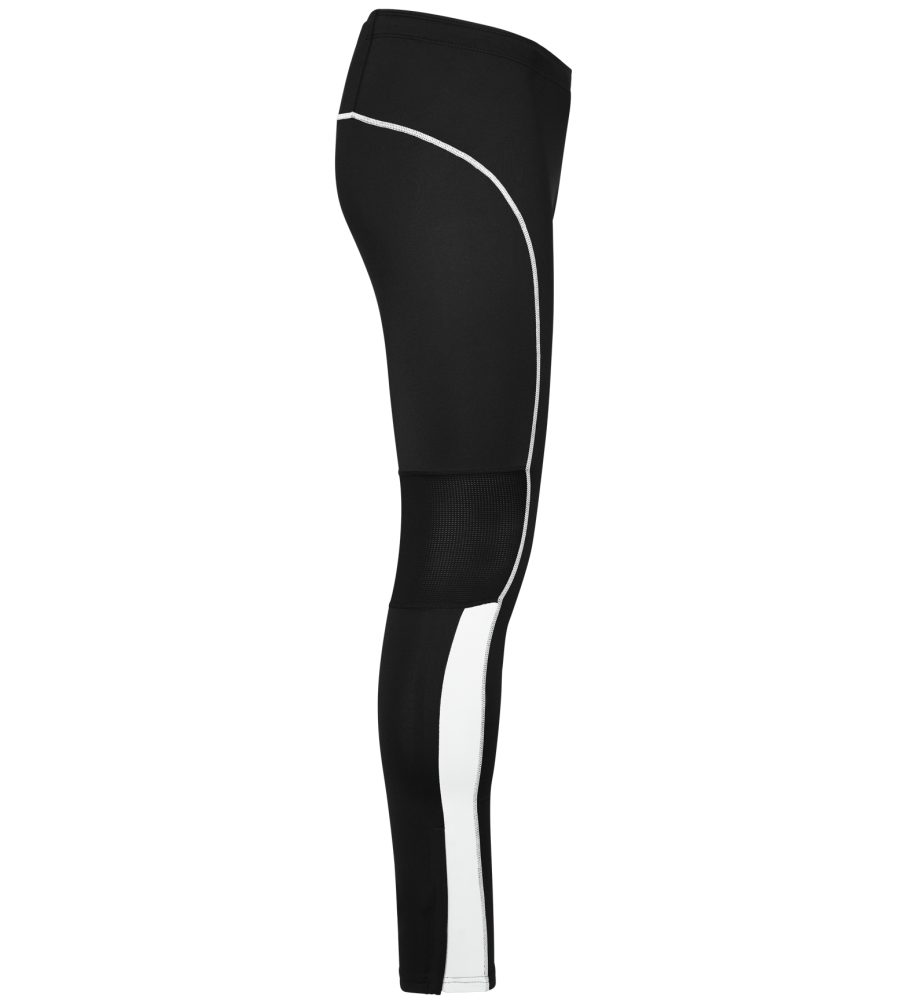 James & Nicholson Laufhose Vielseitige Herren Laufhose Running Tights JN480 Atmungsaktive Mesheinsätze