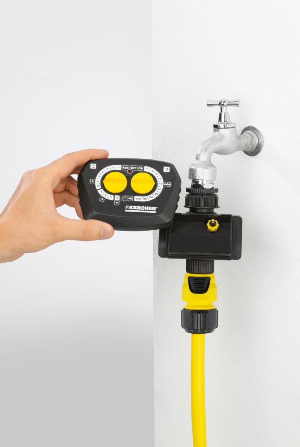 KÄRCHER Bewässerungsuhr Kärcher Bewässerungsautomat WT4 mit abnehmbarem Display