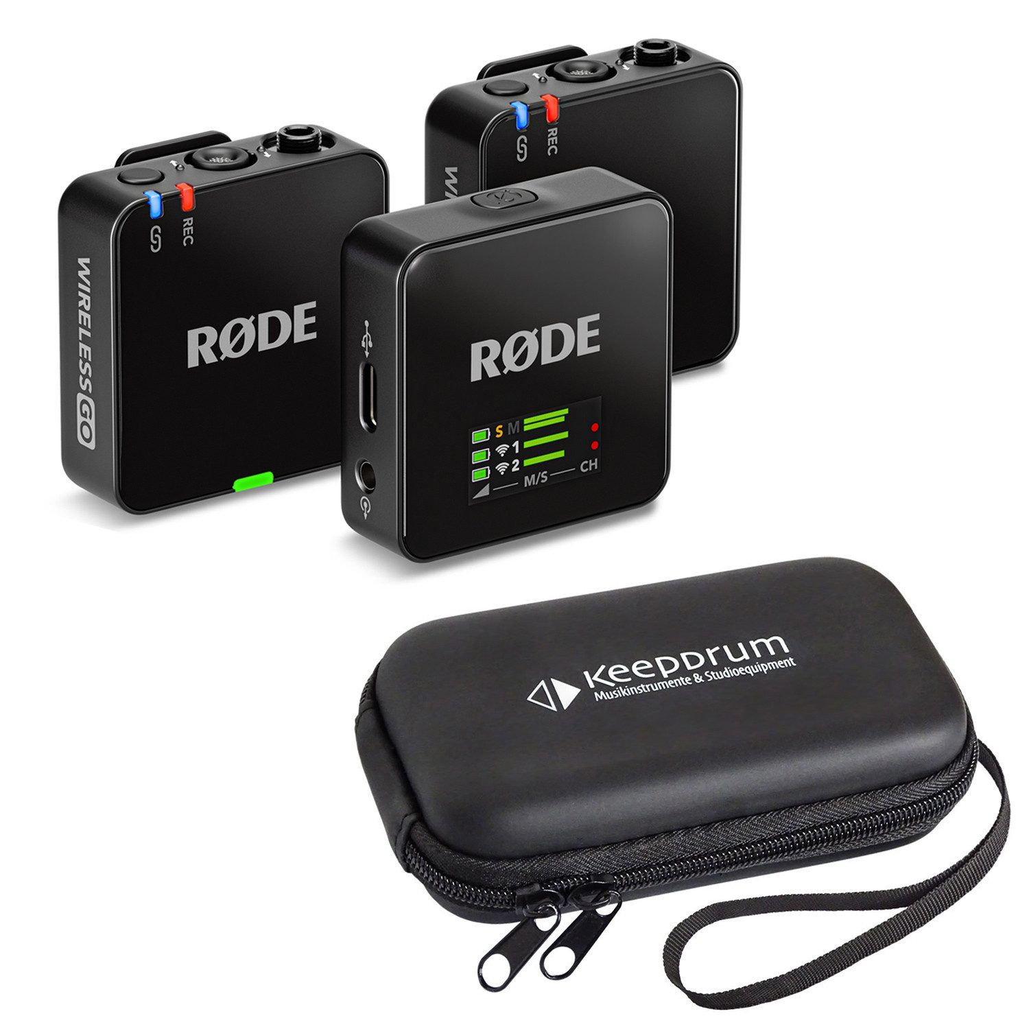 Mikrofon Rode Mikrofon-Funksystem Wireless GO Gen 3 mit Softcase