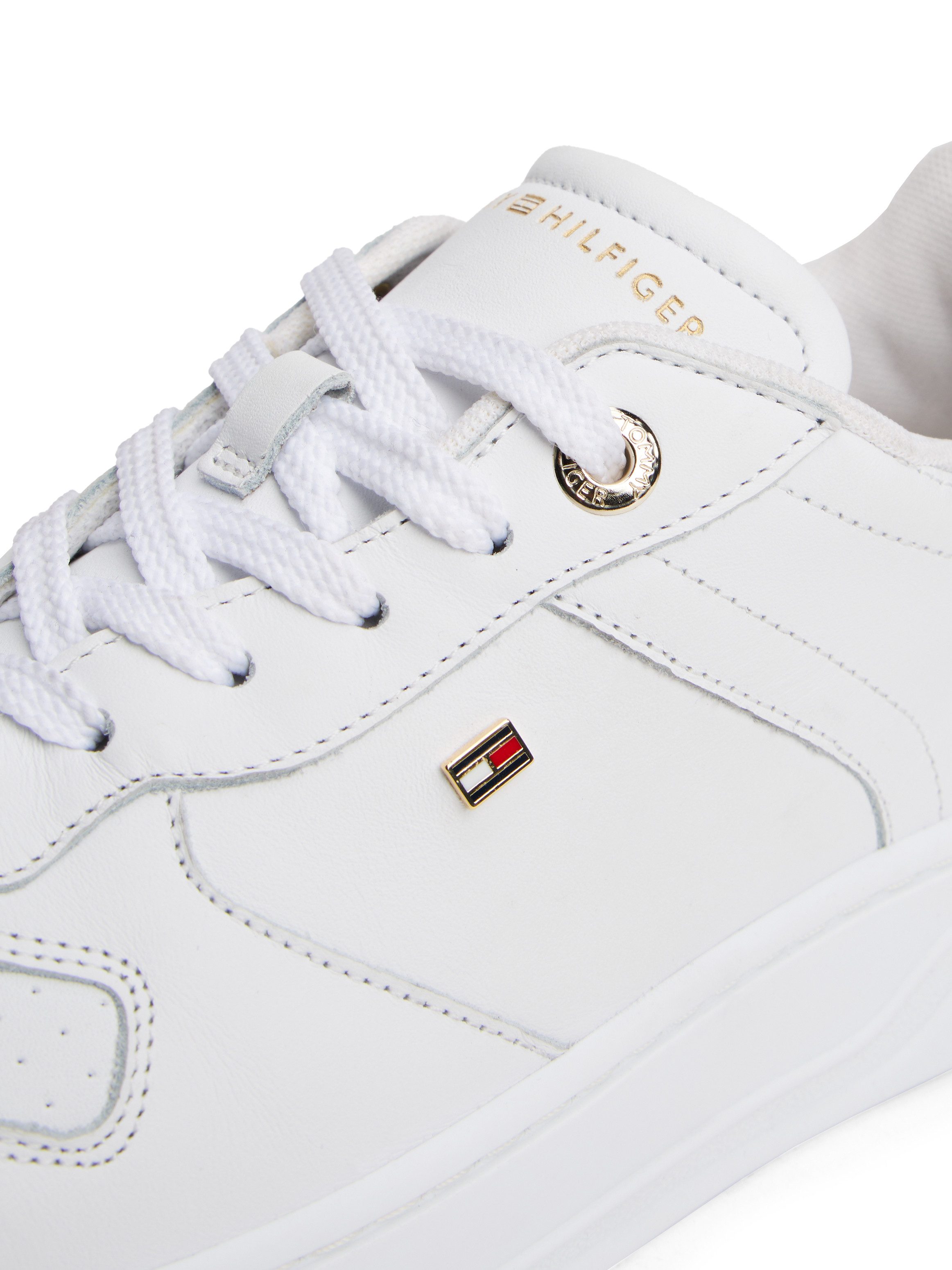 Tommy Hilfiger TH SPORTY CUPSOLE LEATHER Plateausneaker, Freizeitschuh, Hal günstig online kaufen