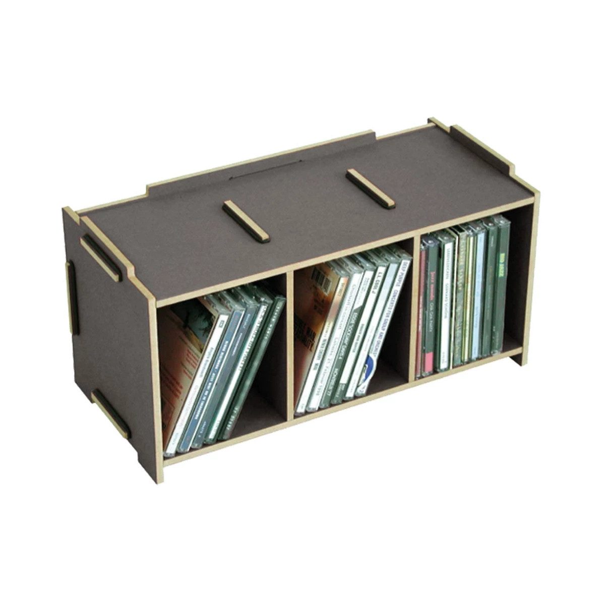 WERKHAUS® Aufbewahrungsbox Werkhaus Medienbox CD Halter günstig online kaufen