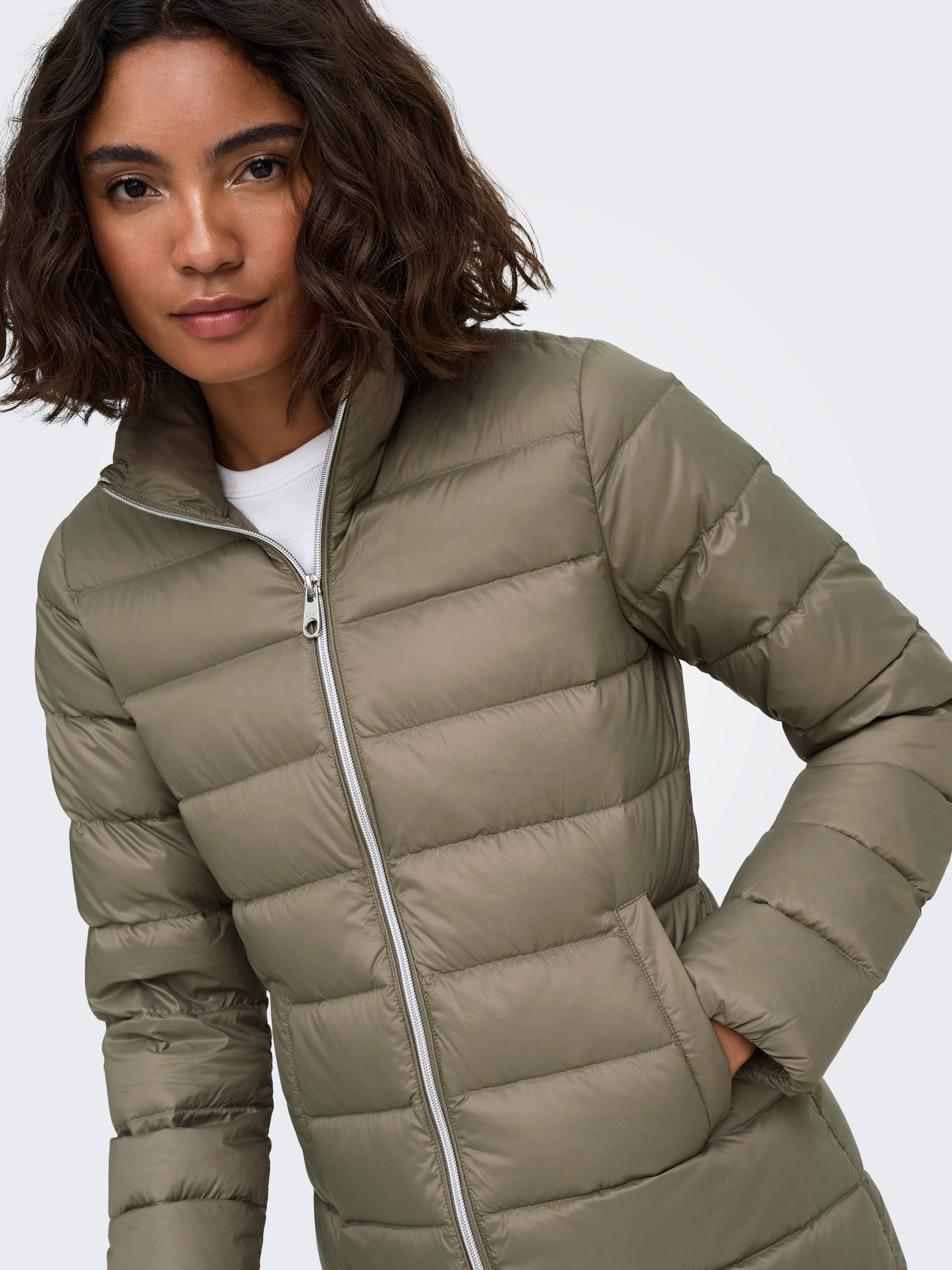 ONLY Steppjacke ONLRUBY QUILTED DOWN COAT CC OTW Kunstfaser