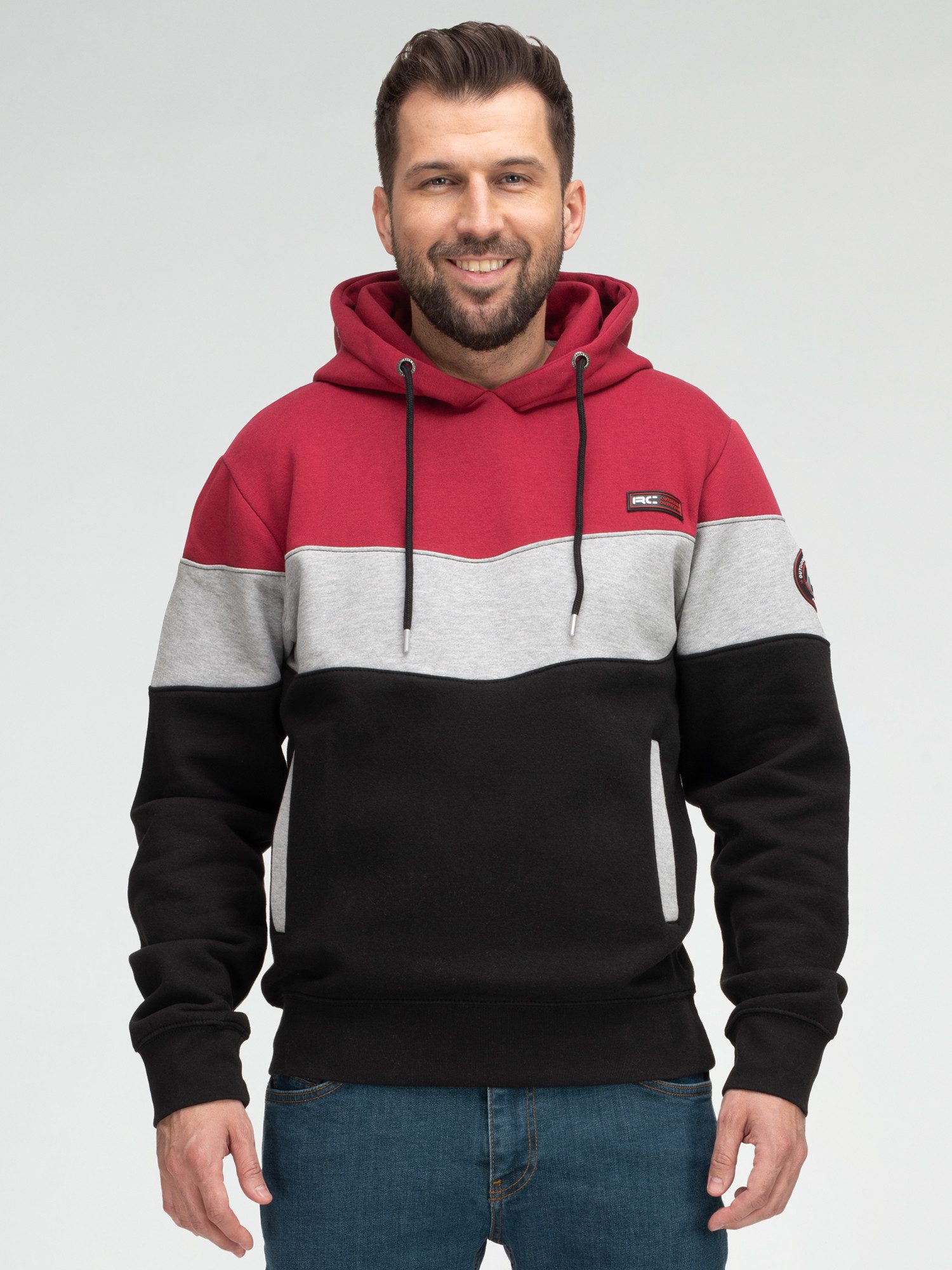 Rock Creek Kapuzenpullover Herren Hoodie Sweatshirt mit Kapuze H-407 – Bild 4 von 5