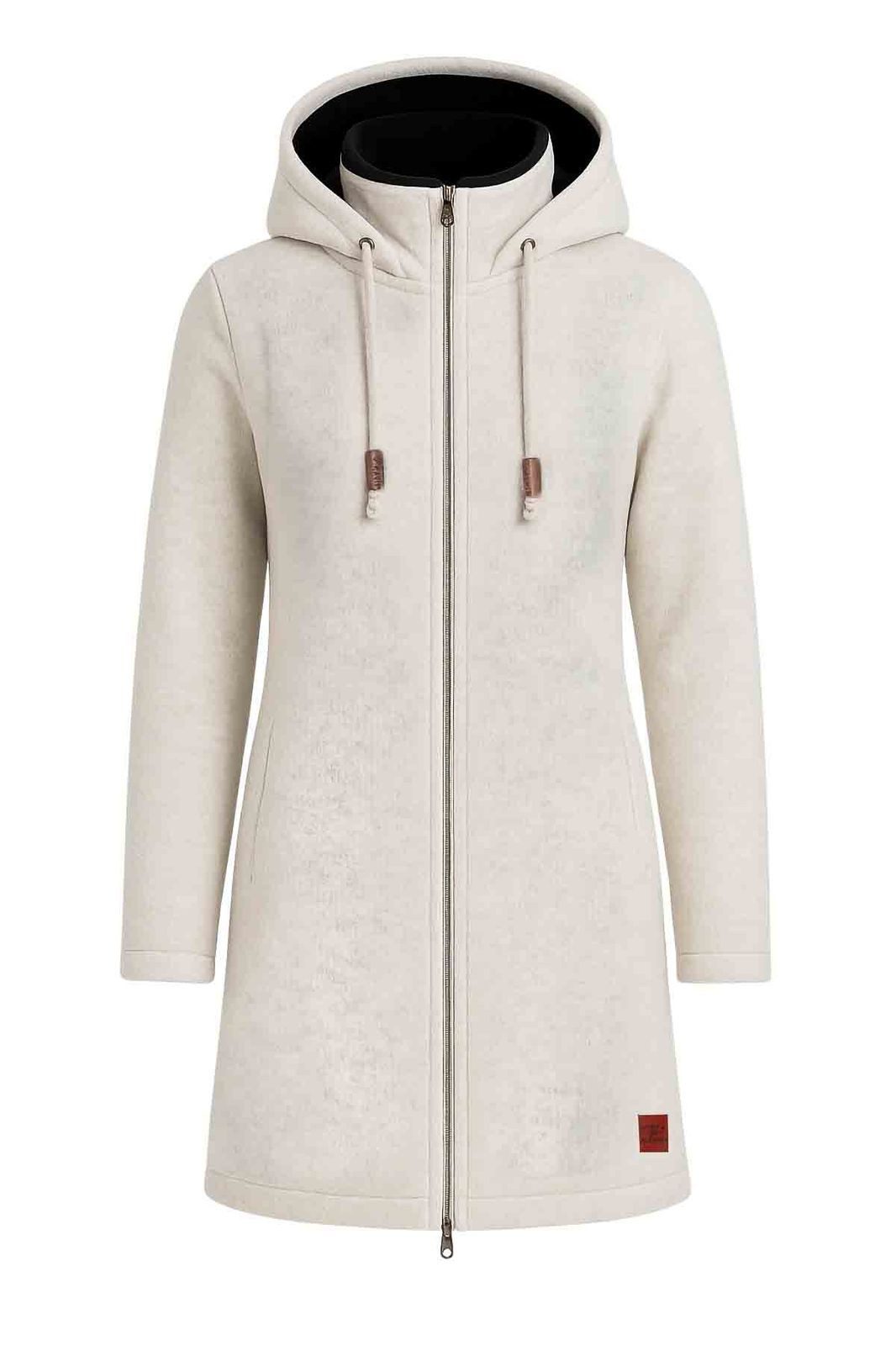 KUNST UND MAGIE Longstrickjacke Klassische Strickjacke Kurzmantel Wolle + F günstig online kaufen