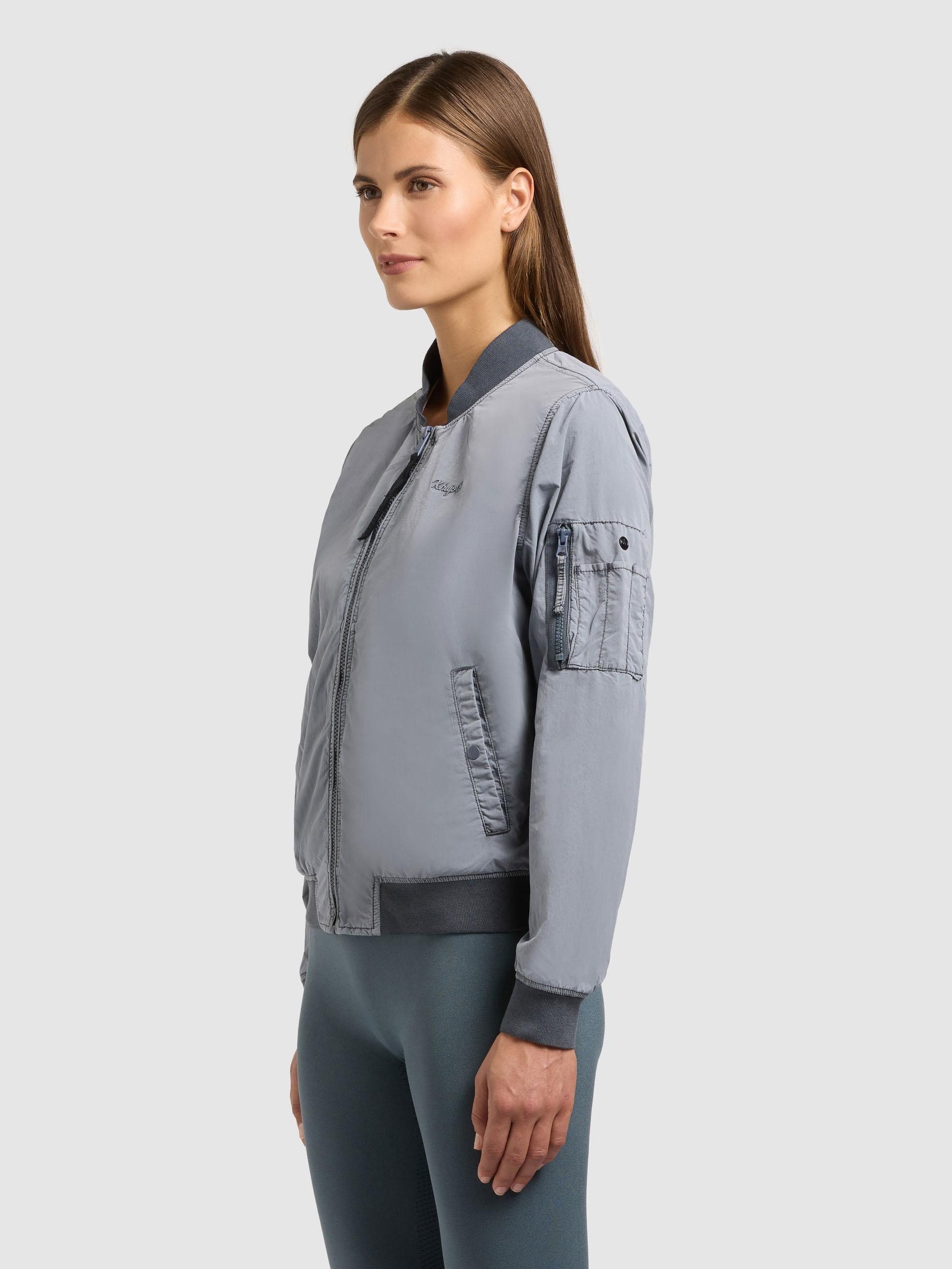 khujo Bomberjacke Denz Matte Damen Übergangsjacke mit Bündchen günstig online kaufen