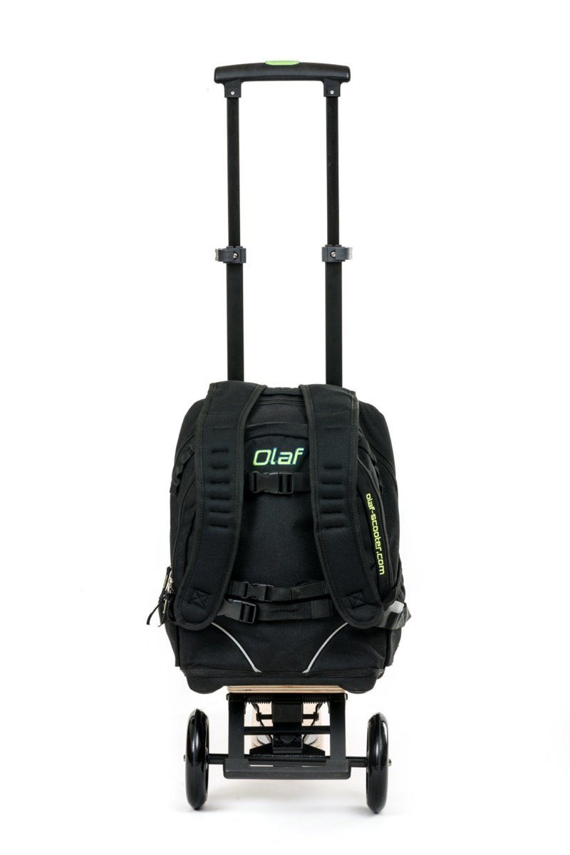 Thumbnail - Olaf Dreiradscooter Urban 4in1 Roller schwarz für Erwachsene, KICK SCOOTER, SKATEBOARD, TROLLEY und Rucksack