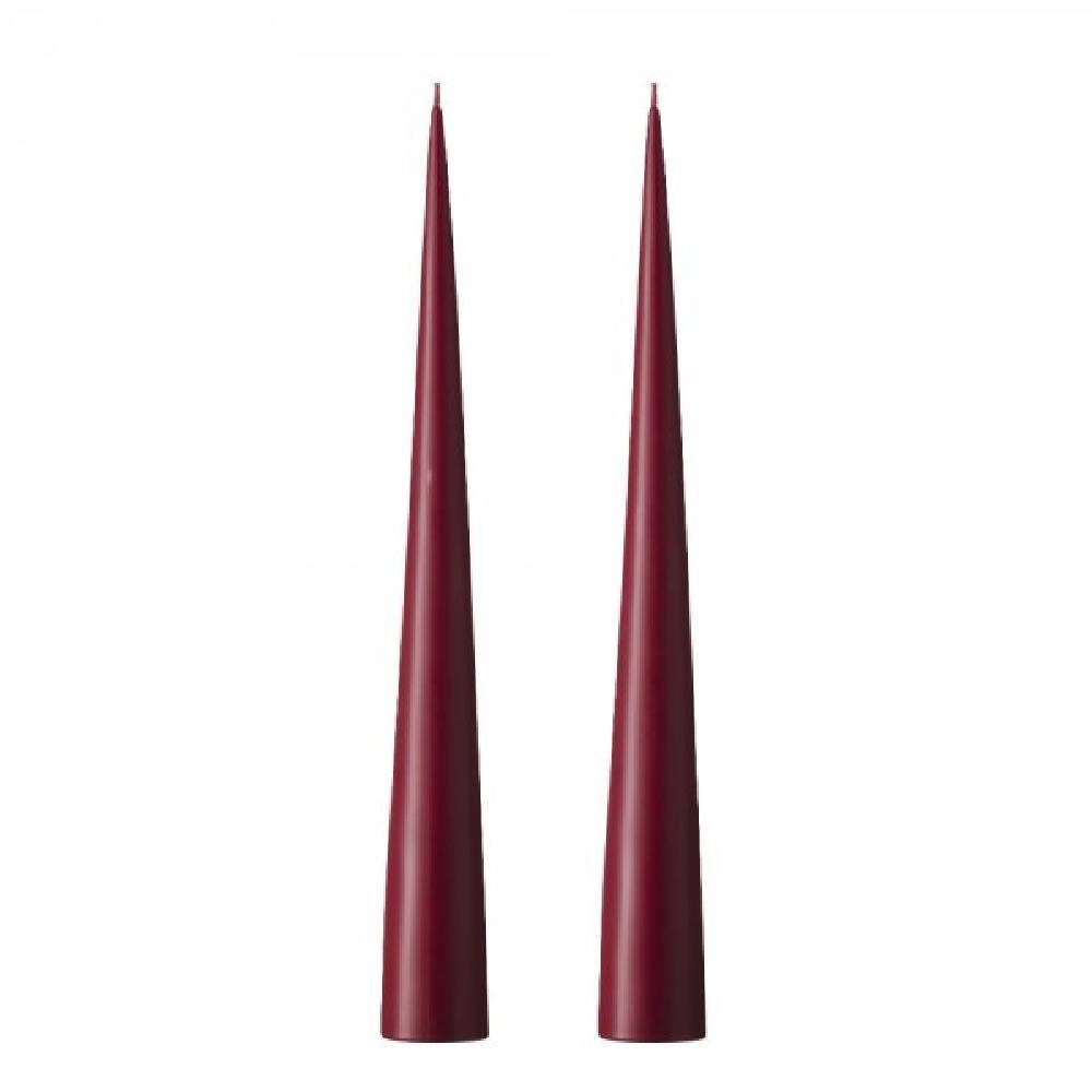 ester & erik Tafelkerze Kegelkerzen Set Cone Candle Deep Wine (2-teilig) günstig online kaufen