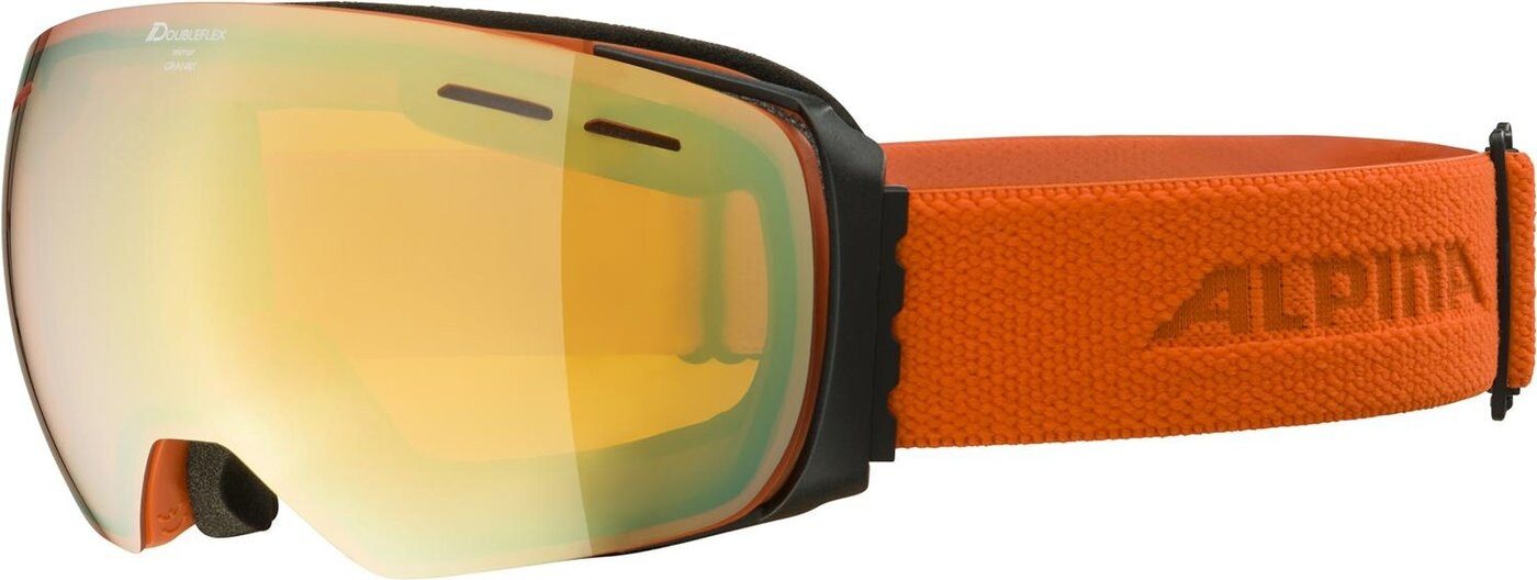 Alpina Sports Skibrille GRANBY Q-LITE BLACK-PUMPKIN MATT