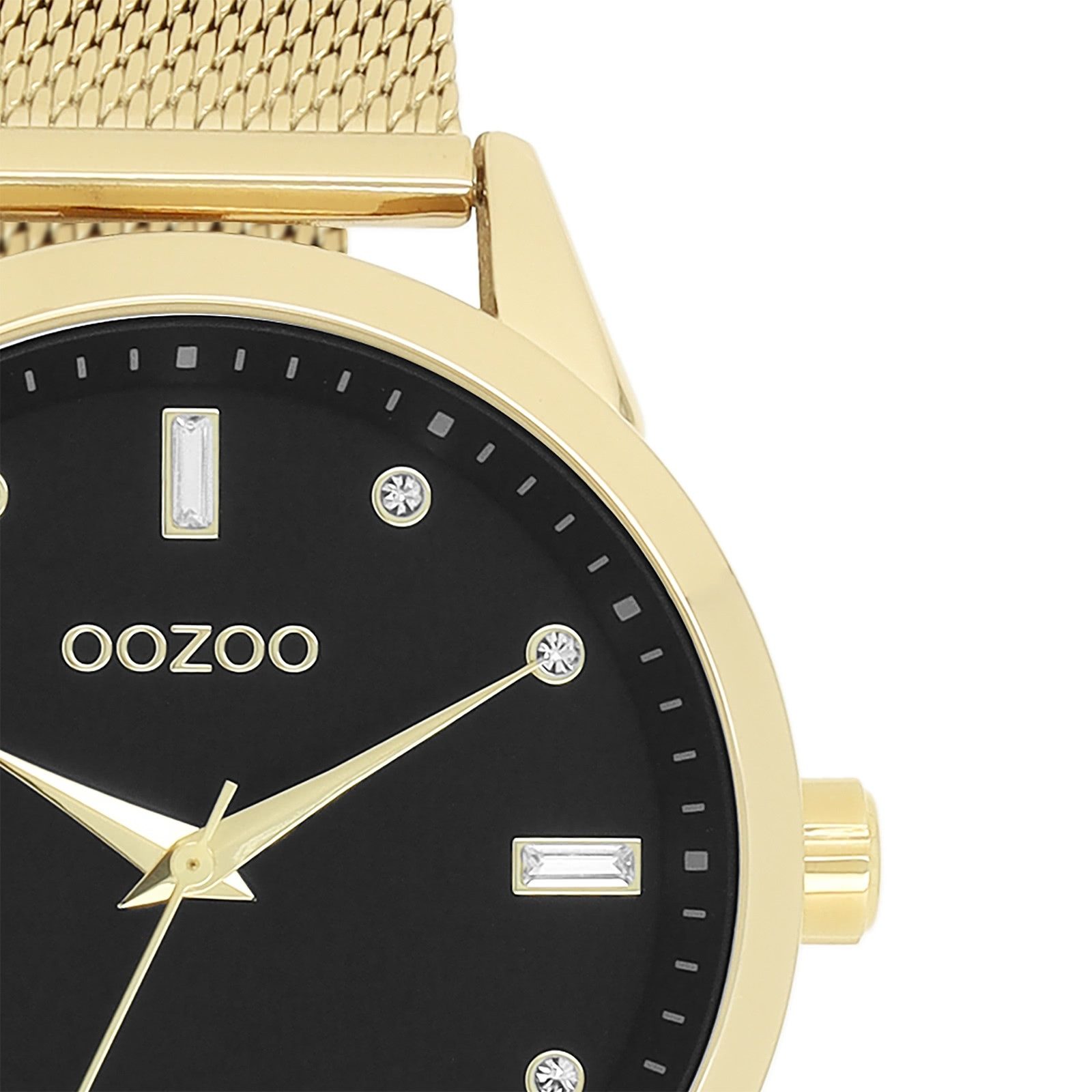 OOZOO Quarzuhr Oozoo Damen Armbanduhr Timepieces Analog, (Analoguhr), Damenuhr rund, groß (ca. 40mm) Metallarmband, Fashion-Style