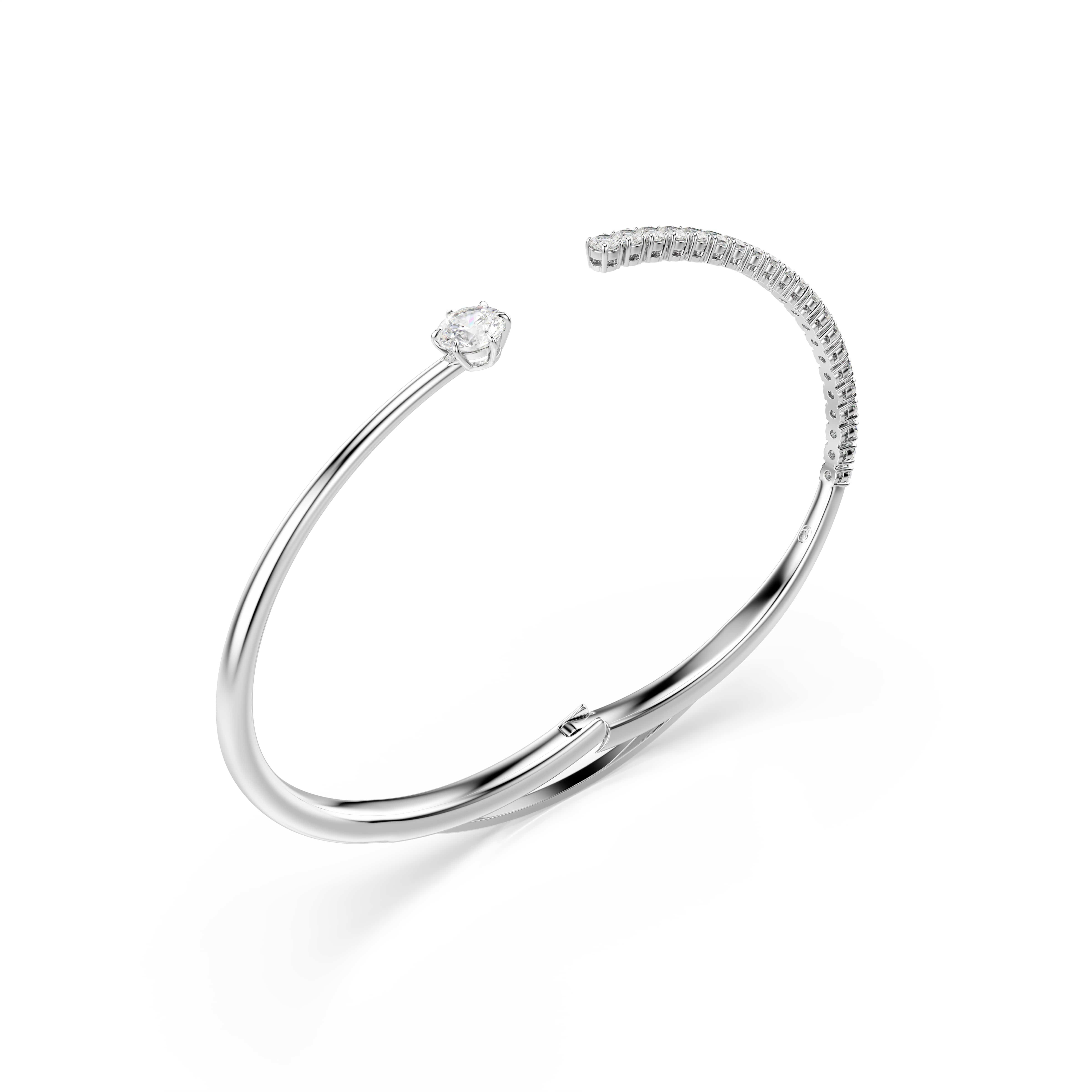 Swarovski Armspange Schmuck Geschenk MATRIX Armreif, mit Swarovski® Kristall, Zirkonia (synth)