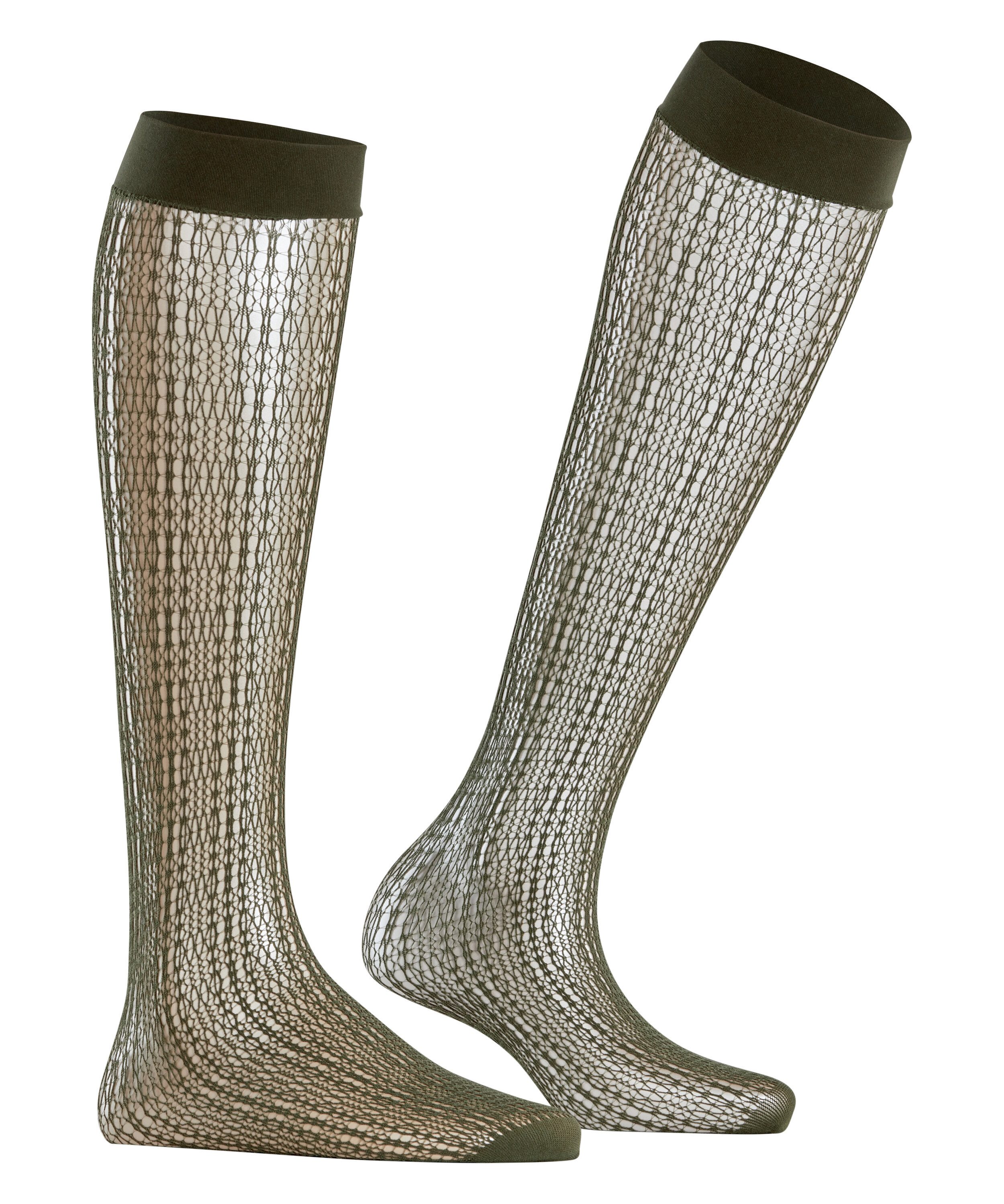 FALKE Feinkniestrümpfe Crossroads (1-Paar) mit grafischer Allover-Musterung