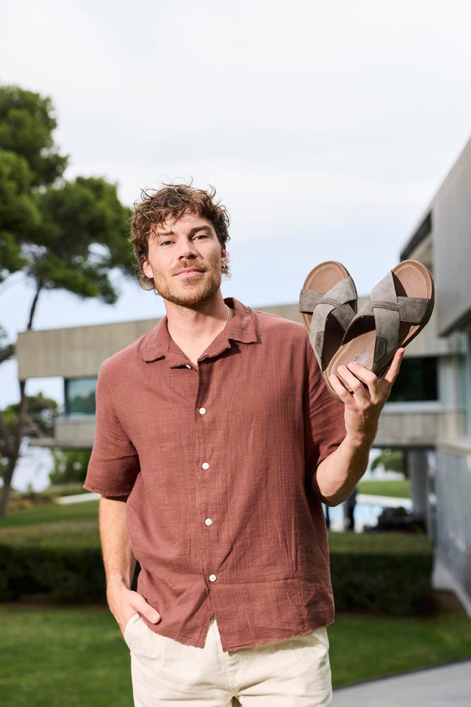 Rieker Pantolette Sommerschuh, Hausschuh, Urlaubsschuh in bequemer Form