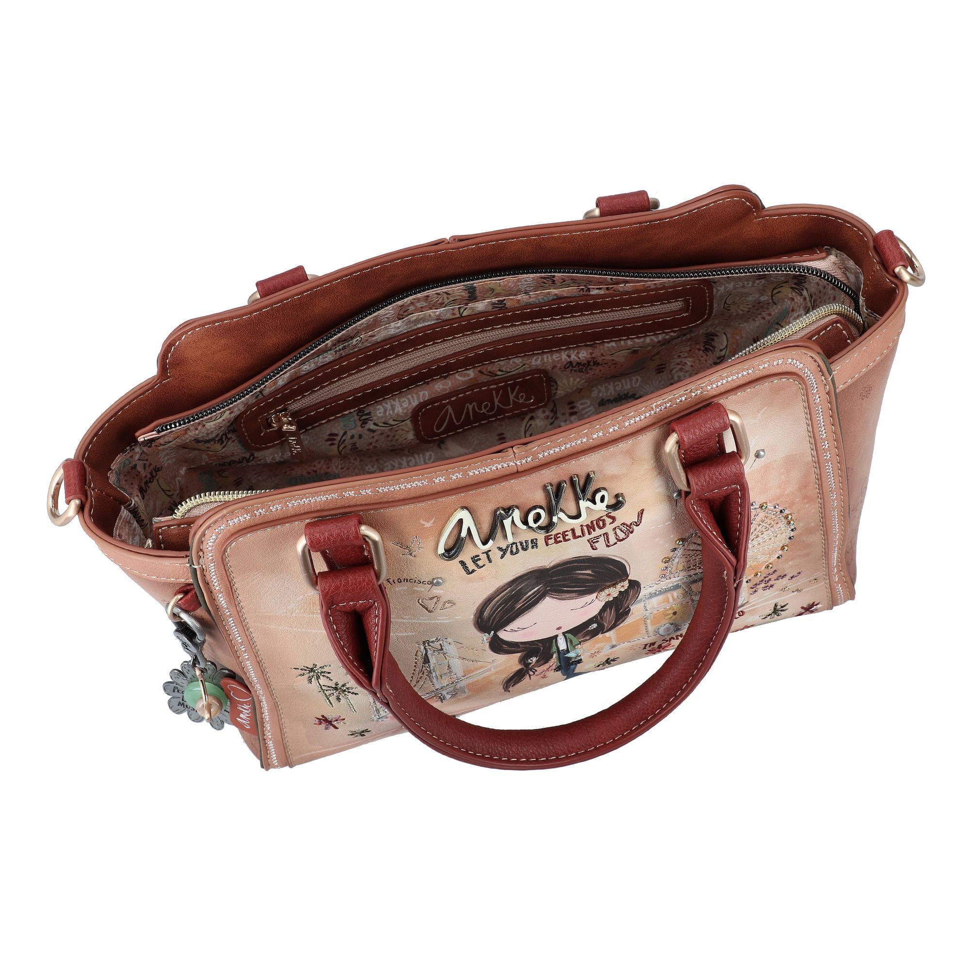 Anekke Henkeltasche Peace & Love, Polyurethan