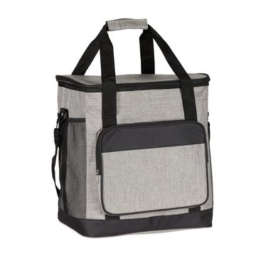 relaxdays Picknickkorb Kühltasche faltbar 30 Liter, B