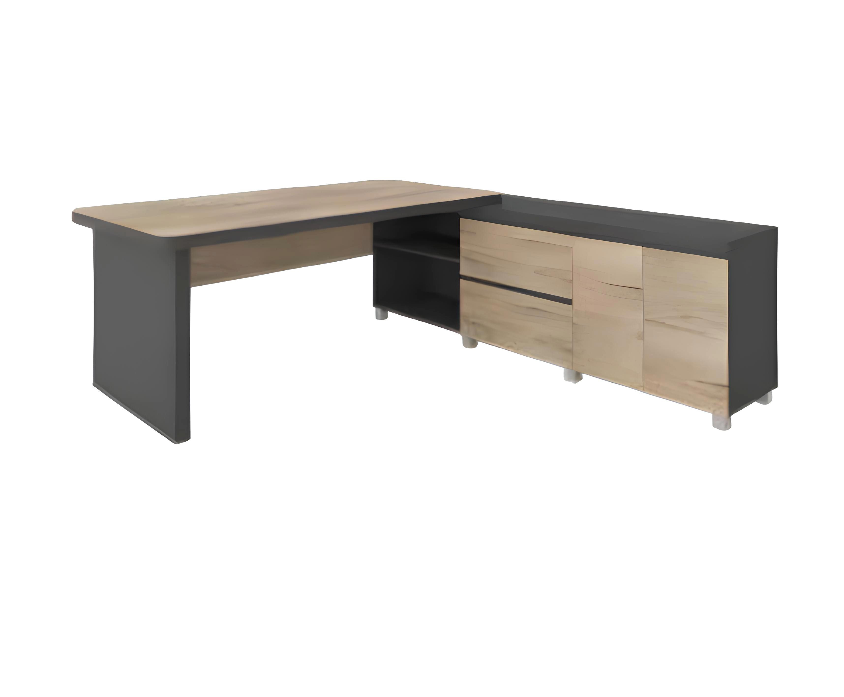 Eckschreibtisch Schreibtisch Sideboard Computertisch Büro Bürotisch Chef Exclusive CEO