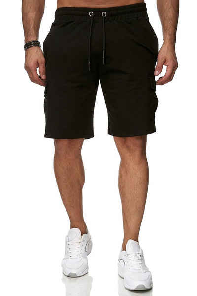 Reslad Sweatshorts Reslad Kurze Hose Herren Cargo Bermuda Shorts Jogginghose Sport-Hose (1-tlg) Sweatshorts Jogginghose mit Cargo-Taschen