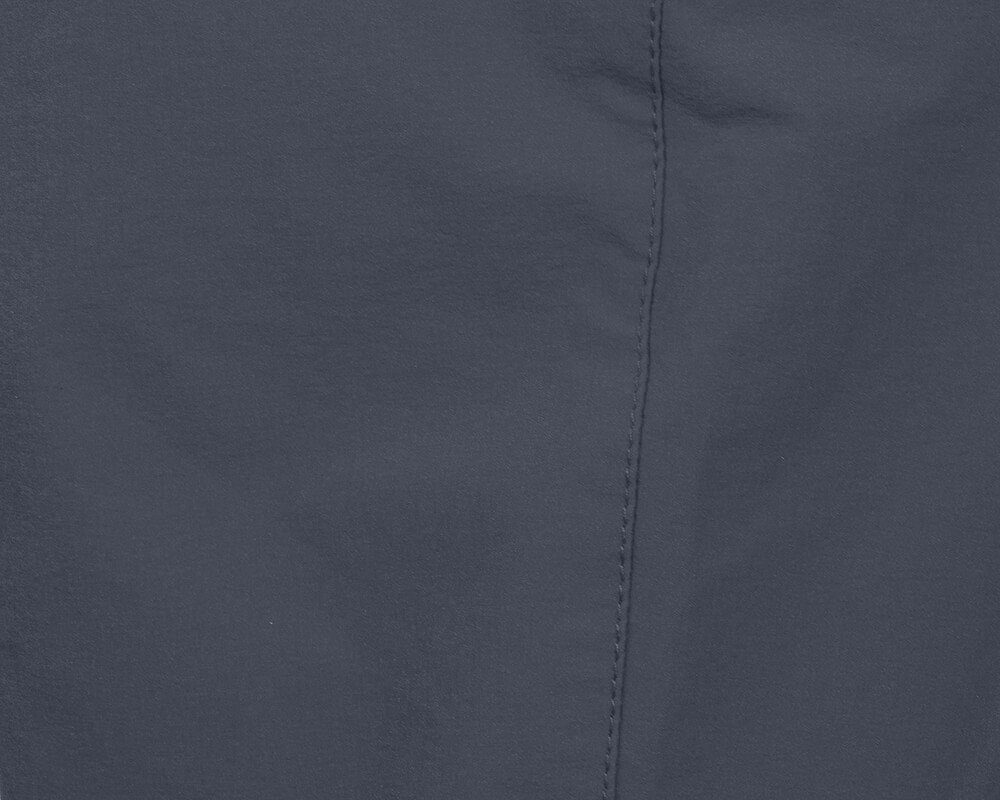 Bergson Outdoorhose VIDAA COMFORT Capri Normalgrößen, Damen leicht, Wanderhose, 3/4 strapazierfähig, grau/blau