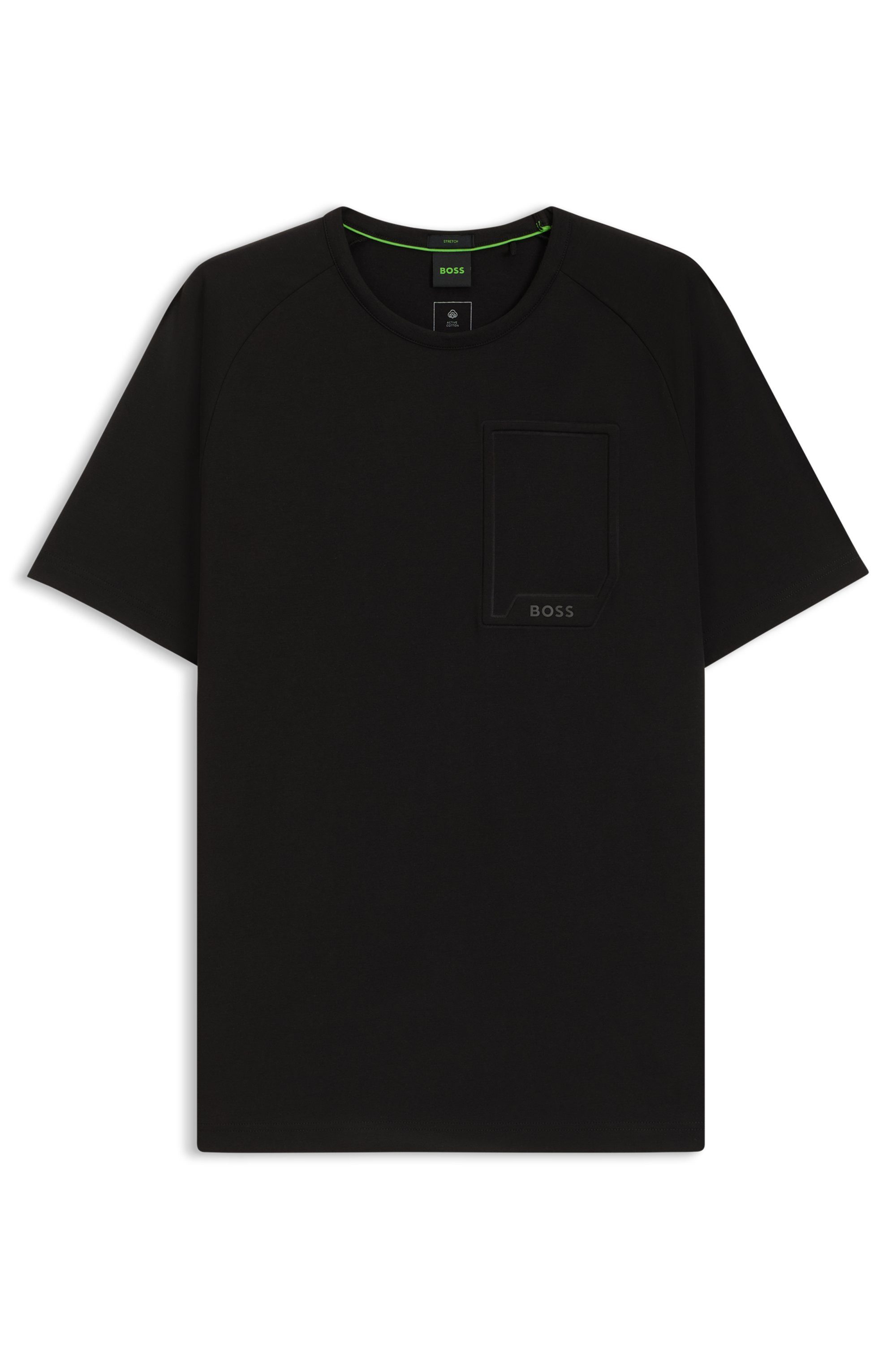BOSS GREEN T-Shirt Tee Urban Tech mit Brusttasche – Bild 4 von 5