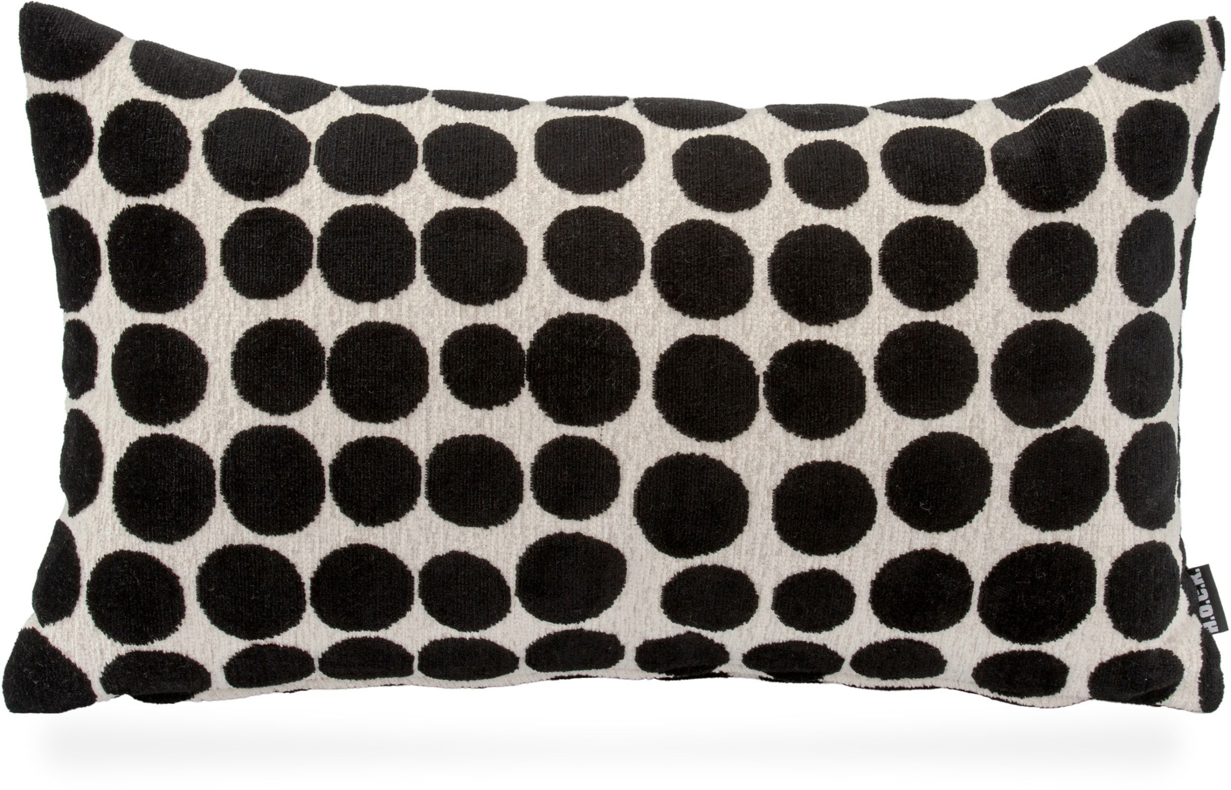 H.O.C.K. Dekokissen H.O.C.K. Magic Dots Wendekissen 50x30cm schwarz beige, Hochwertige Stoffe, Trendige Muster & Farben, Handgefertigt