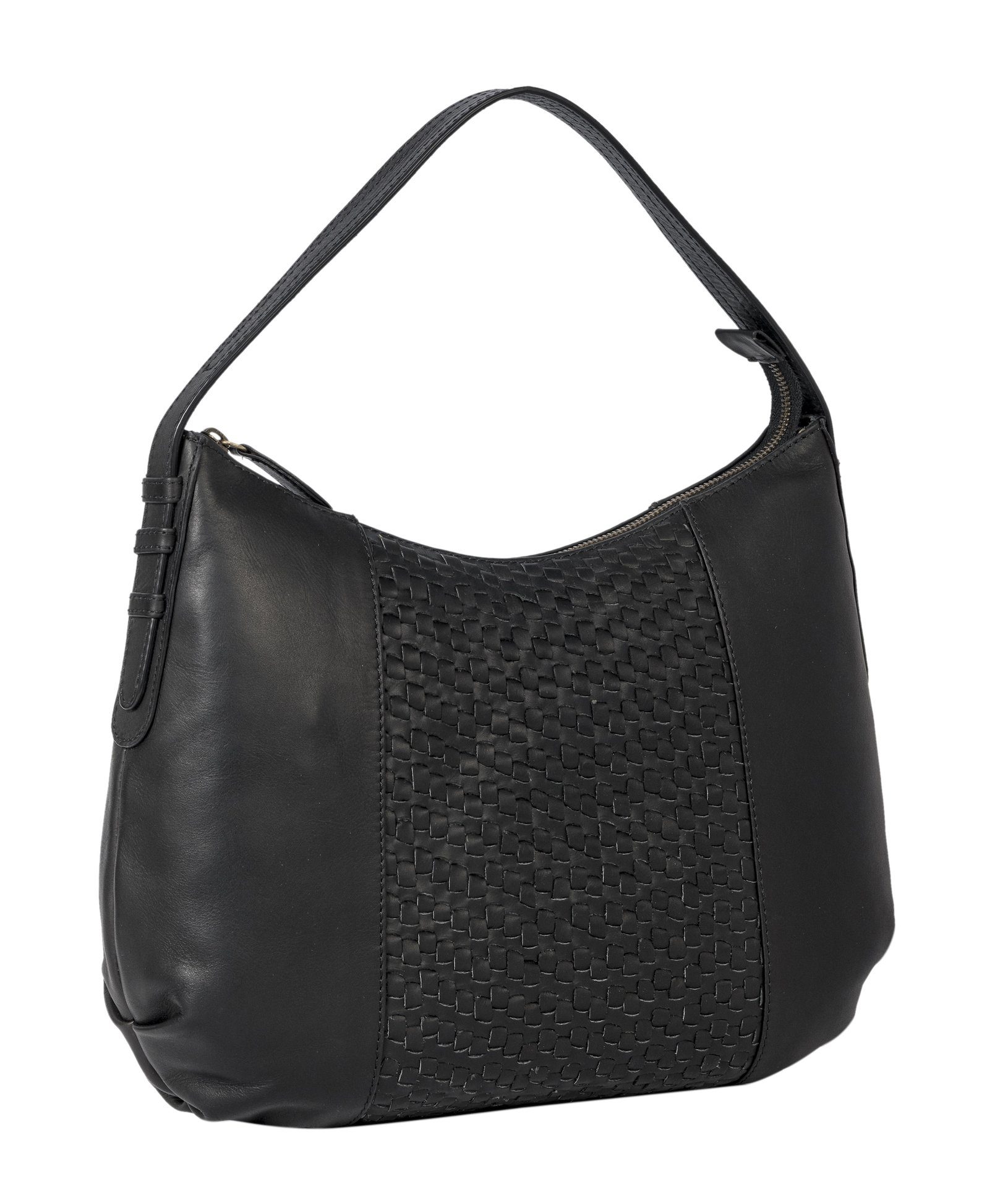 Benthill Henkeltasche Damen Echt Leder Schultertasche Kleine Vintage Hobo Bag Beutel, Reißverschlussfach