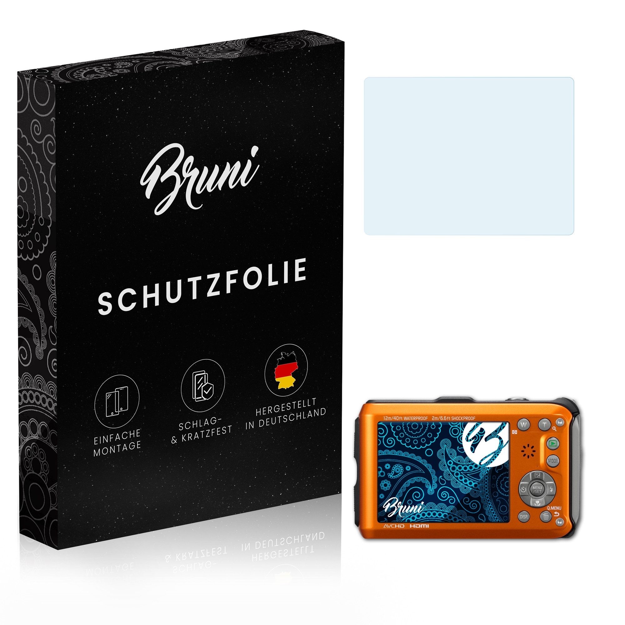 Schutzfolie Glasklare Displayschutzfolie für Lumix DMC-FT3