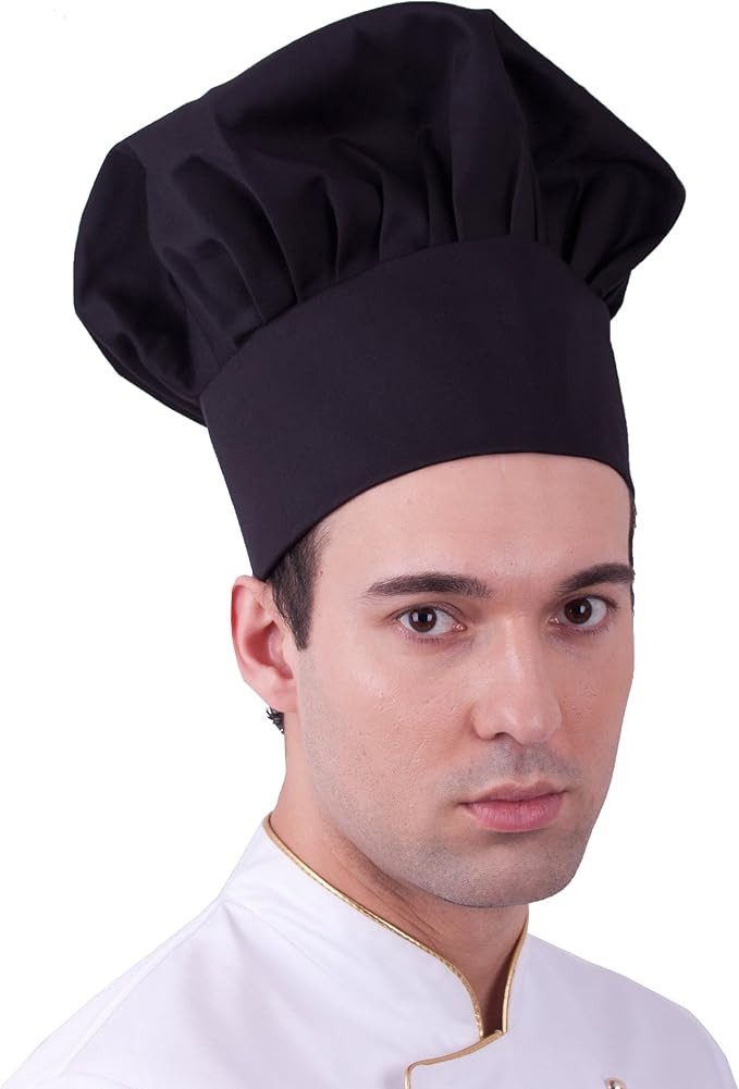 Best uniform Защита головы Kochmütze Kochhut mit Klettverschluß Kochhut Berufsbekleidung