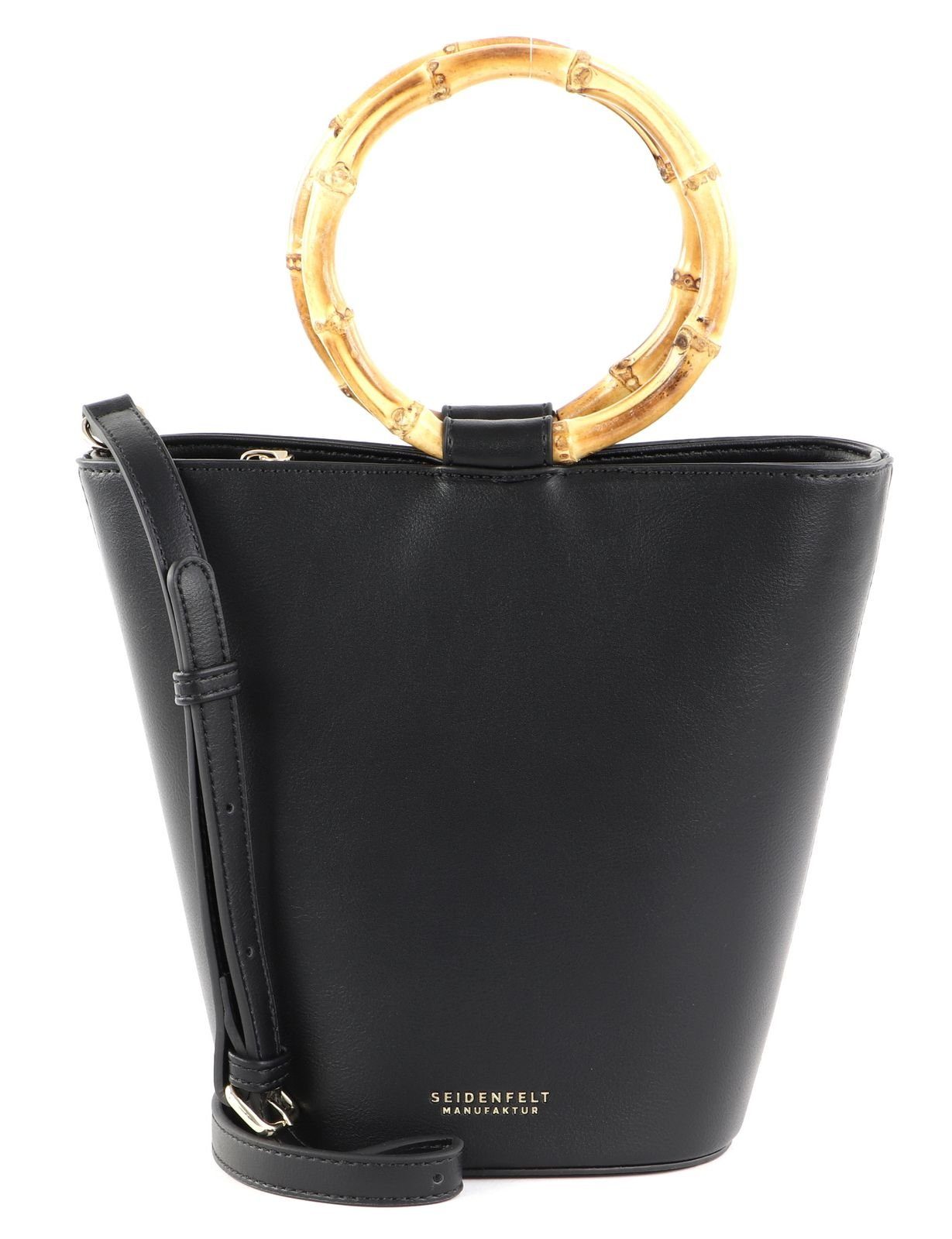 Seidenfelt Manufaktur Handtasche Black / Gold