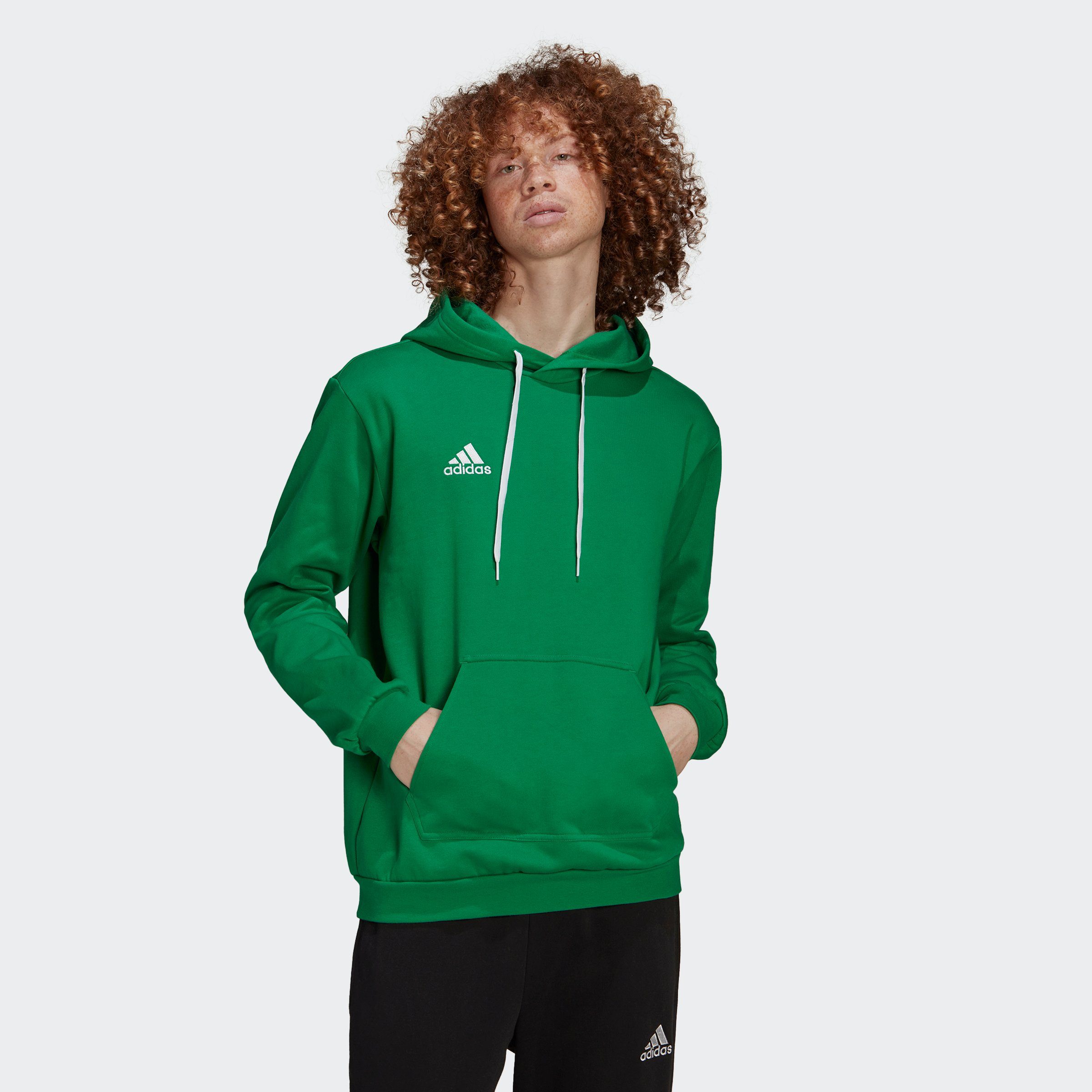 adidas Performance Kapuzensweatshirt ENT22 HOODY TEAGRN/WHITE