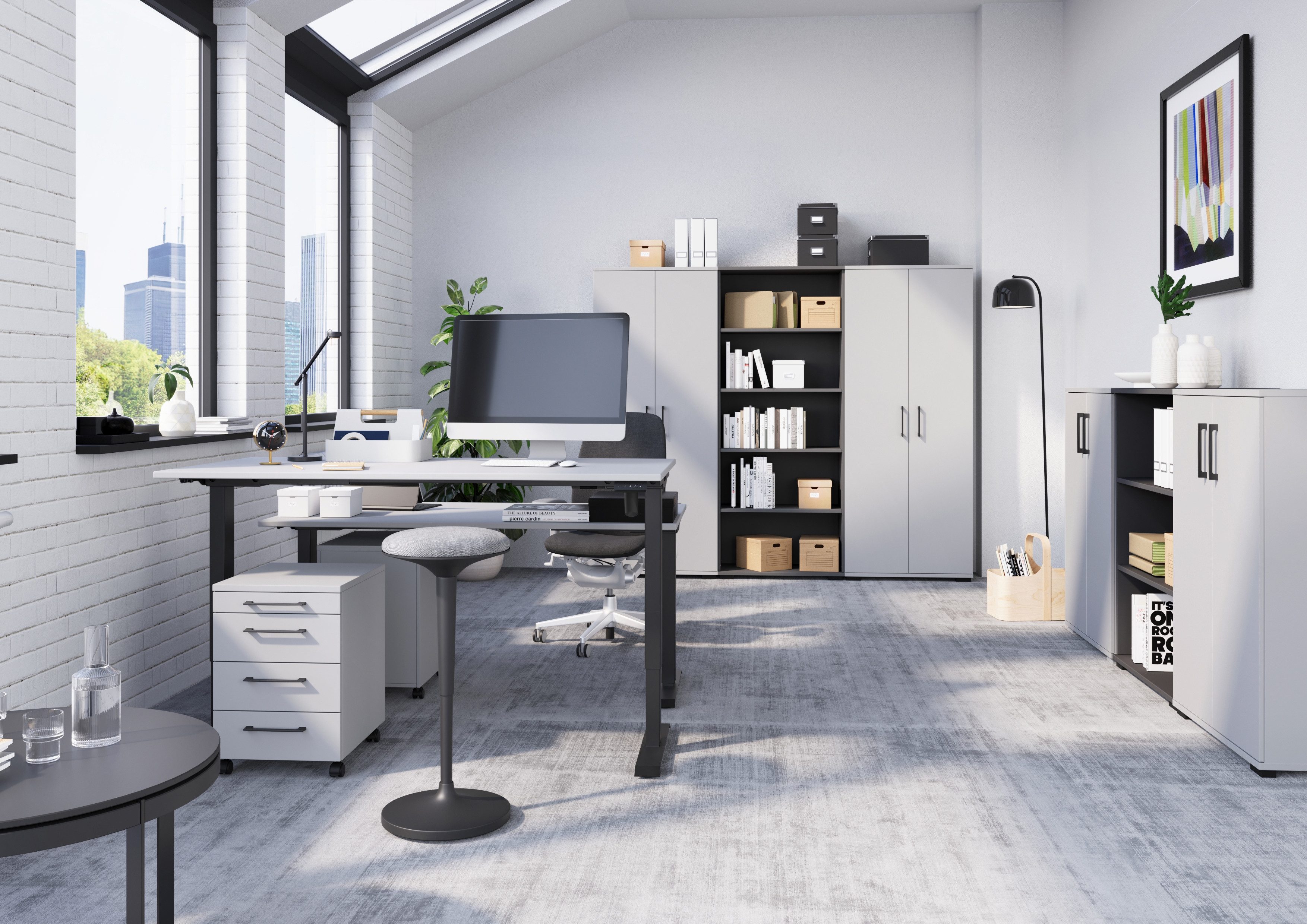 GERMANIA Schreibtisch Profi 3.0, elektrisch höhenverstellbar, in verschiede günstig online kaufen