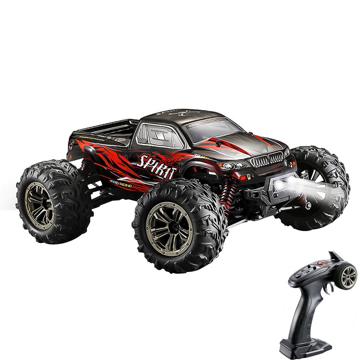 Insma RC-Auto, 1:16 2,4GHz 4WD 52km/h Brushless Monstertruck Geländewagen Auto