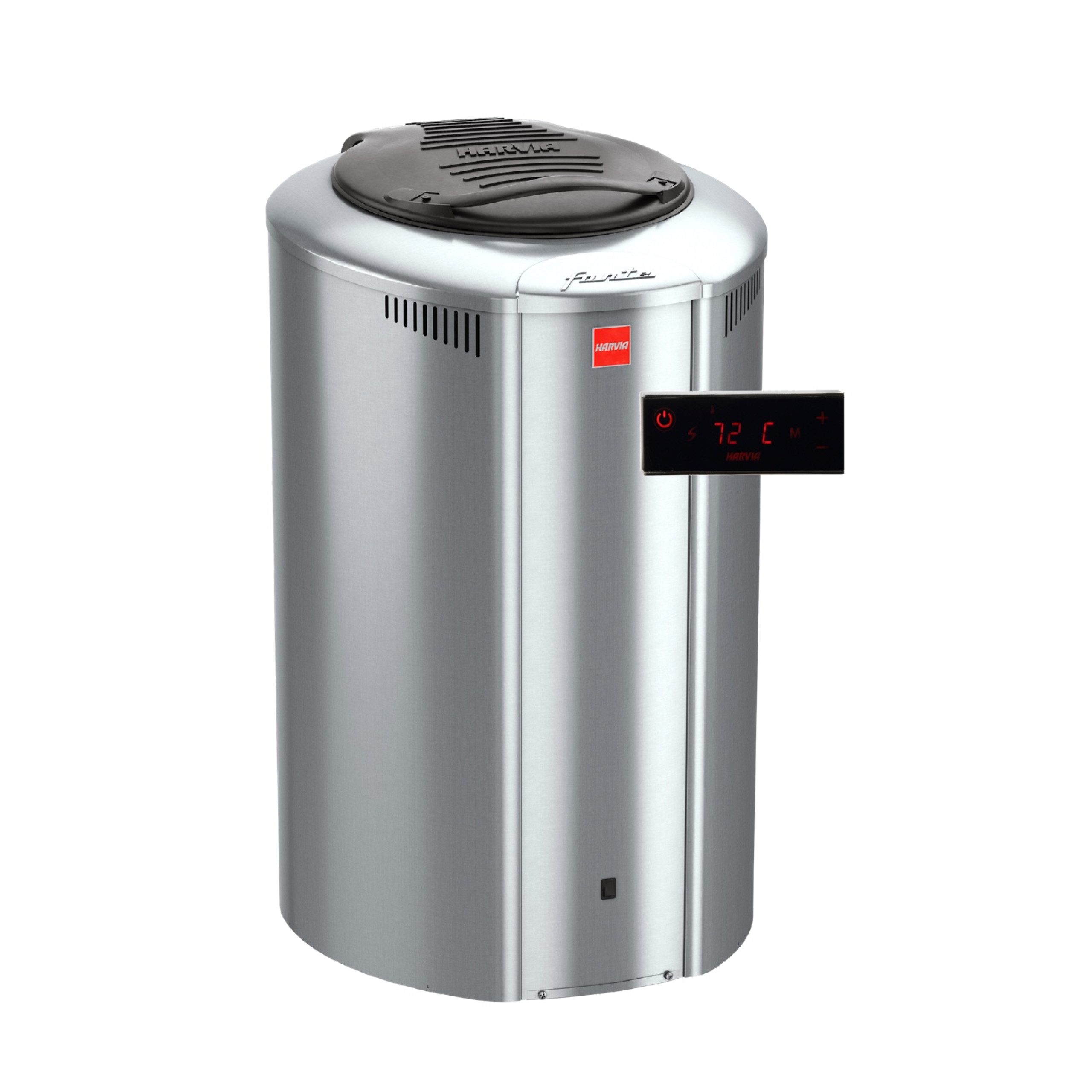 HARVIA Saunaofen Harvia Forte AF9 9 kW Saunaofen Stainless mit Saunasteuerung Xafir