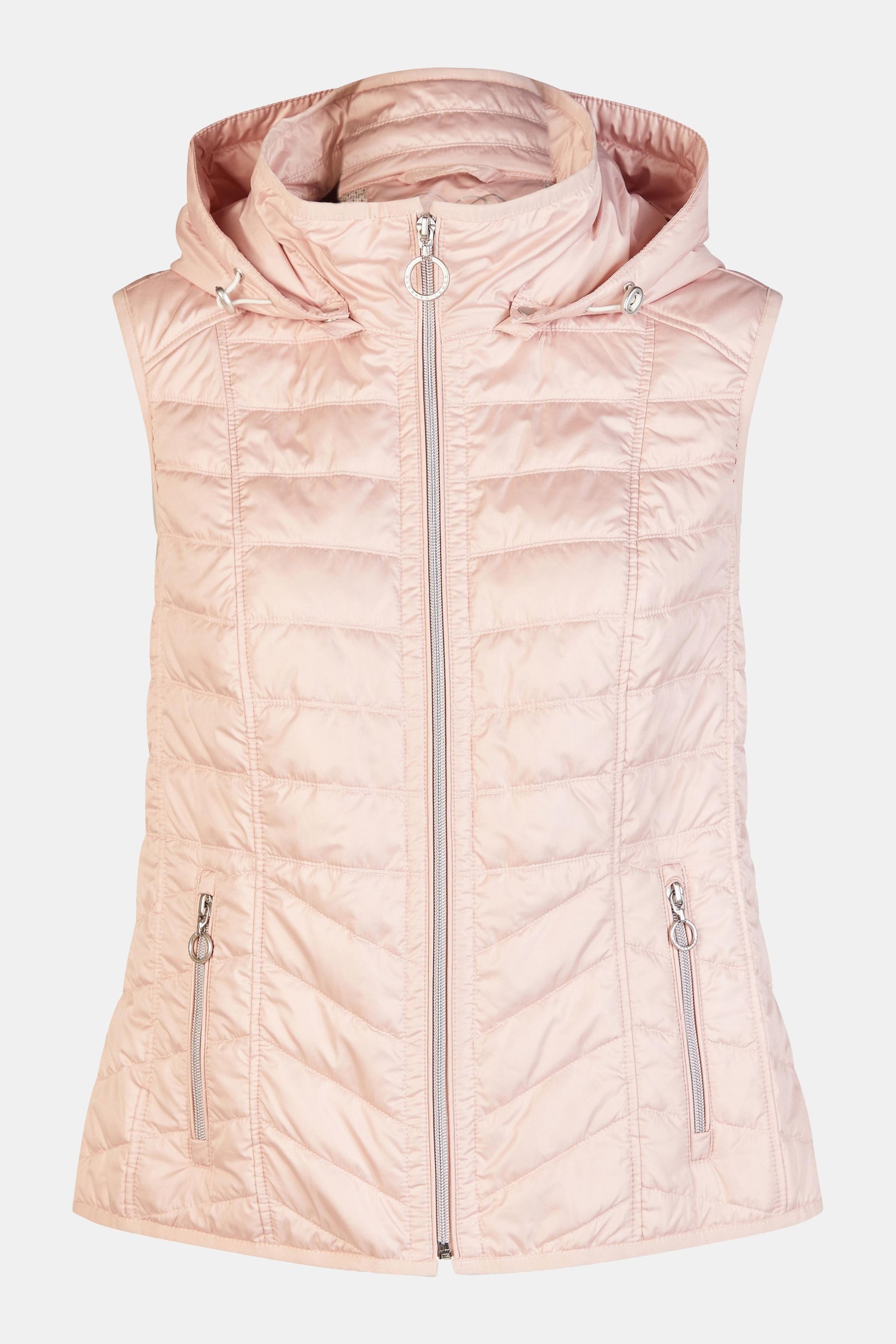 Barbara Lebek Steppweste moderne Steppweste oder Gilet für Damen mit Kapuze