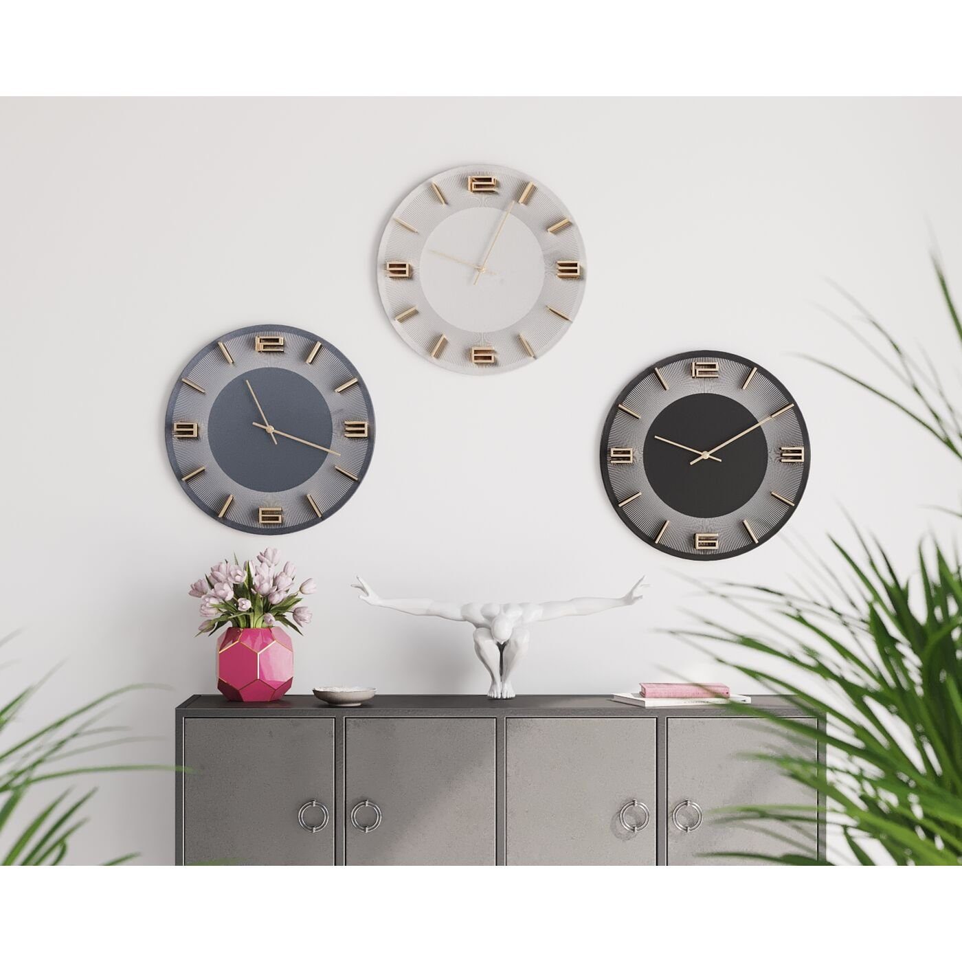 Kare Design Wanduhr Leonardo günstig online kaufen