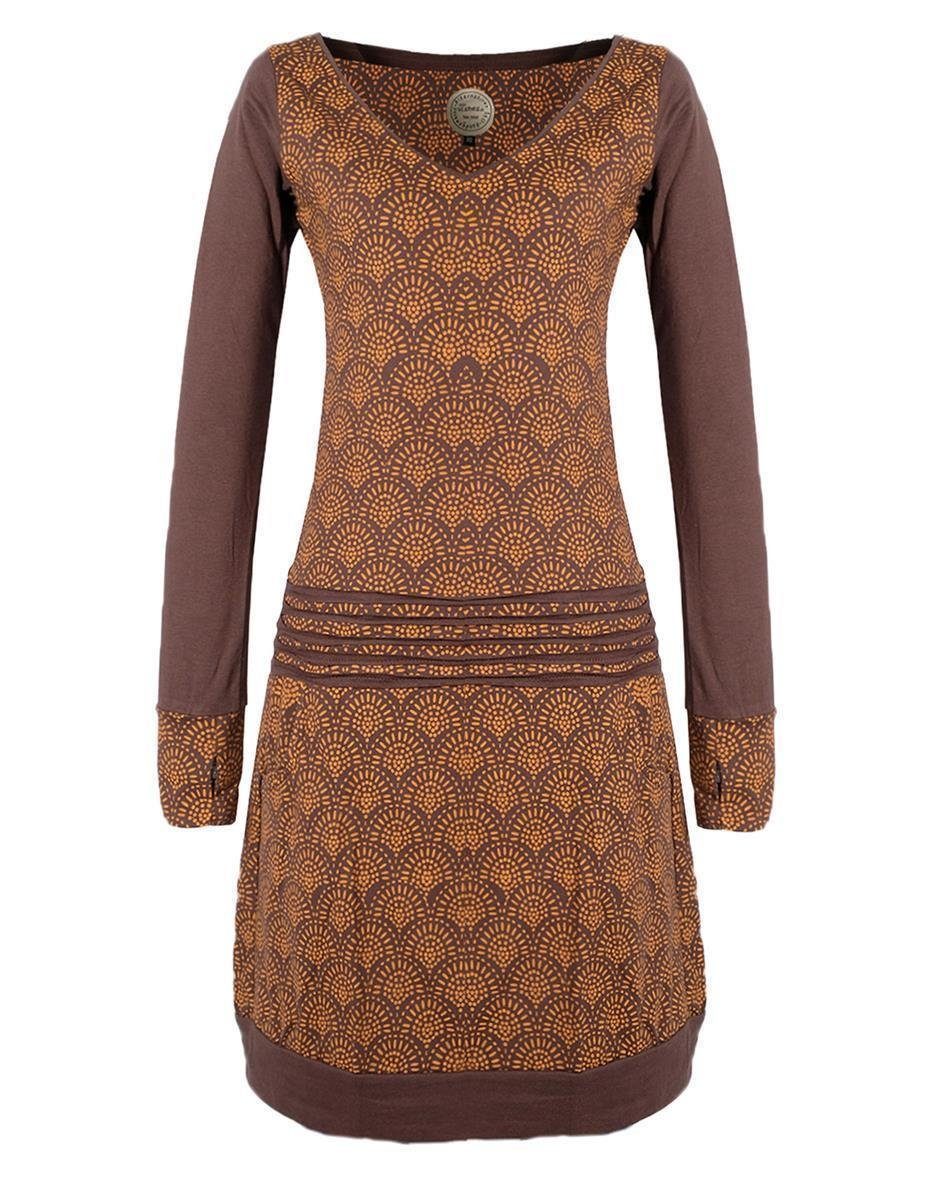 Vishes Jerseykleid Leichtes JerseykleidLangarm Kleider Sweatkleid günstig online kaufen