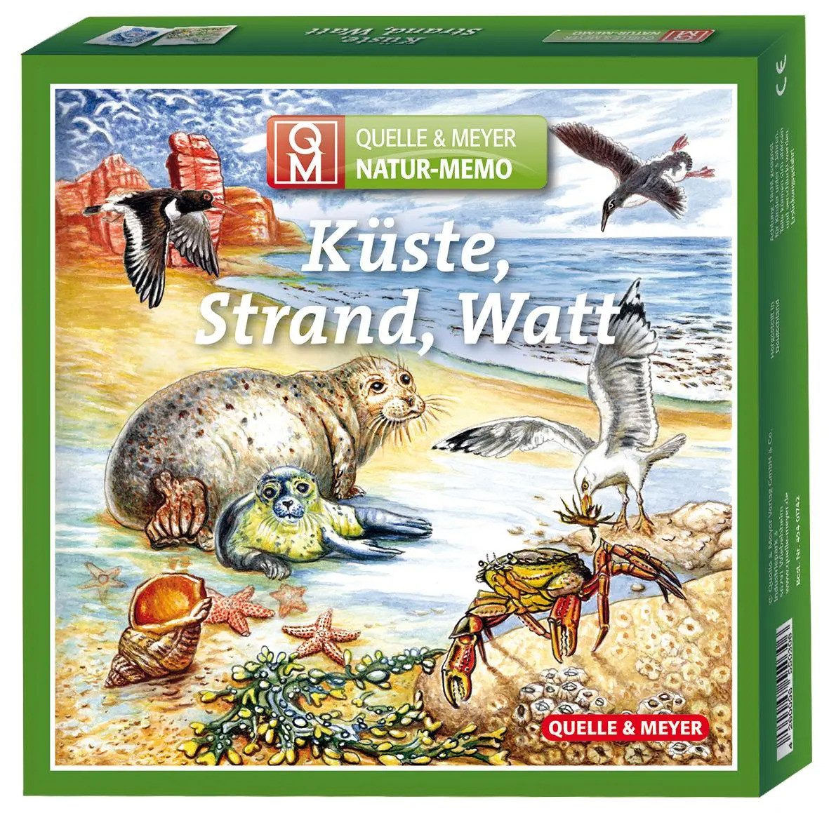 Meyer & Meyer Verlag Spiel Natur-Memo "Küste, Strand, Watt"