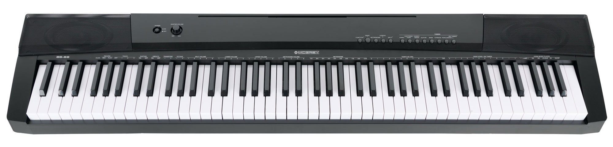 Home-Keyboard BS-88 - 88 Tasten Einsteiger-Keyboard in Stagepiano-Optik