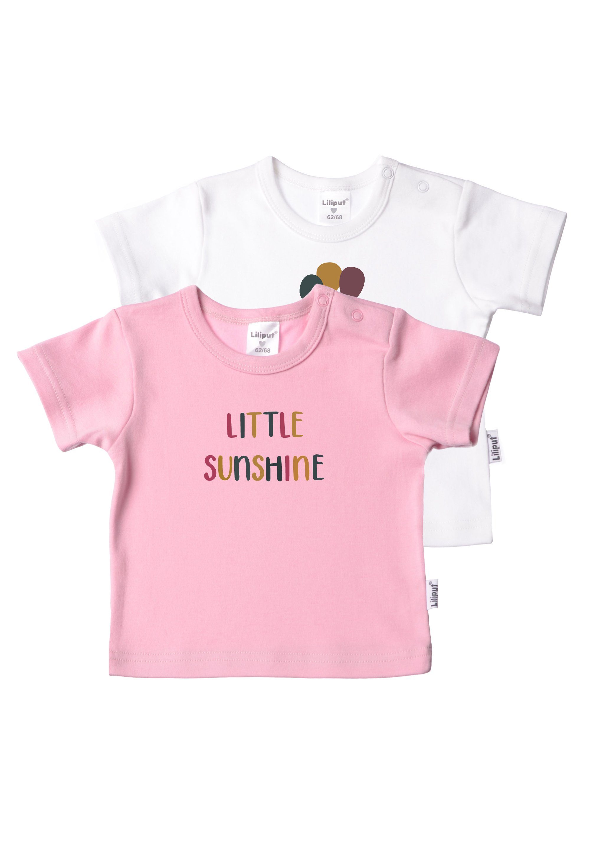 mit Motivprint T-Shirt Little Sunshine (2-tlg) Liliput schönem