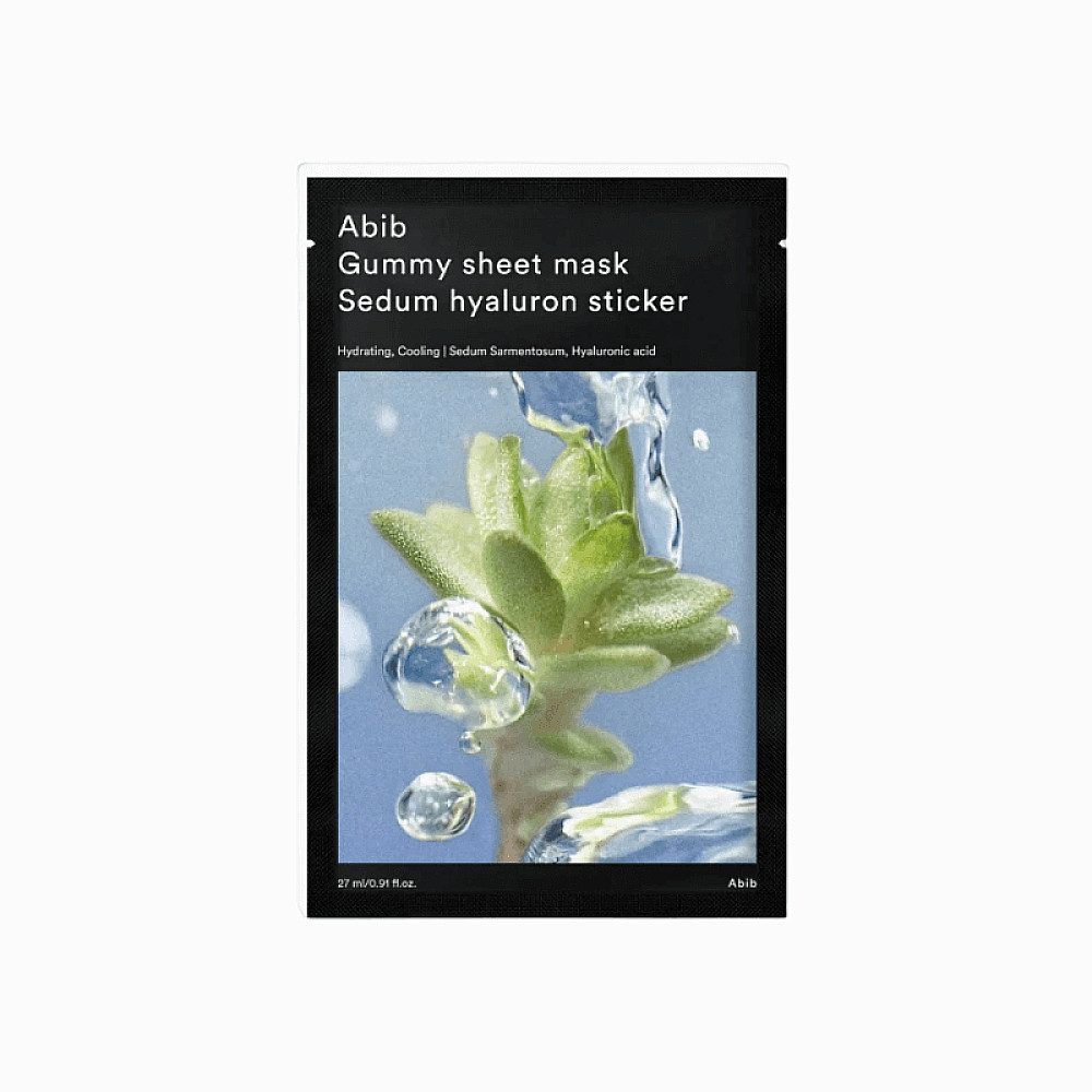 Abib Tuchmaske Abib Gummy Sheet Mask Sedum Hyaluron Sticker