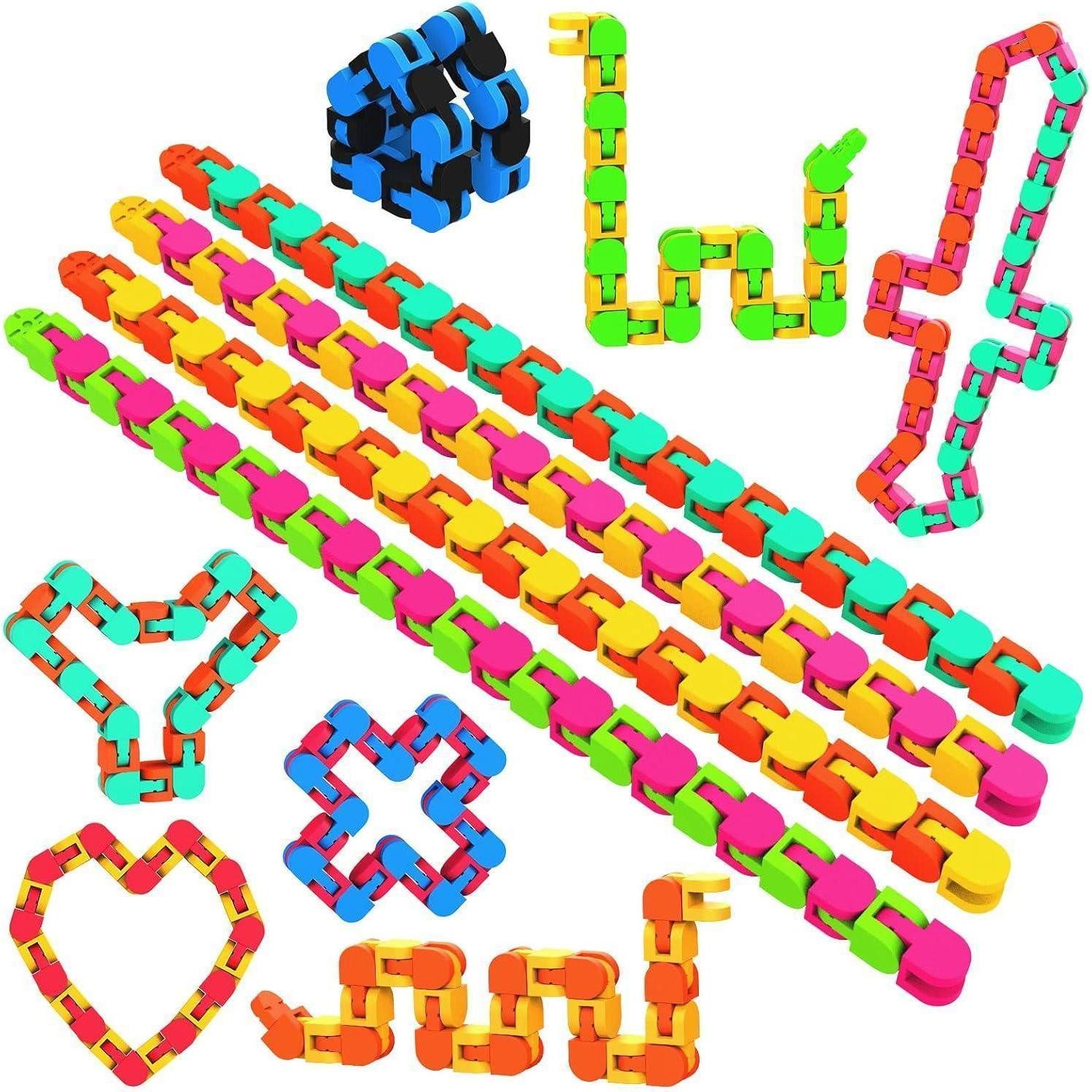 LuxusKollektion Spiel Mitgebsel Kindergeburtstag Wacky Tracks 12er Set Spielzeug flexibel
