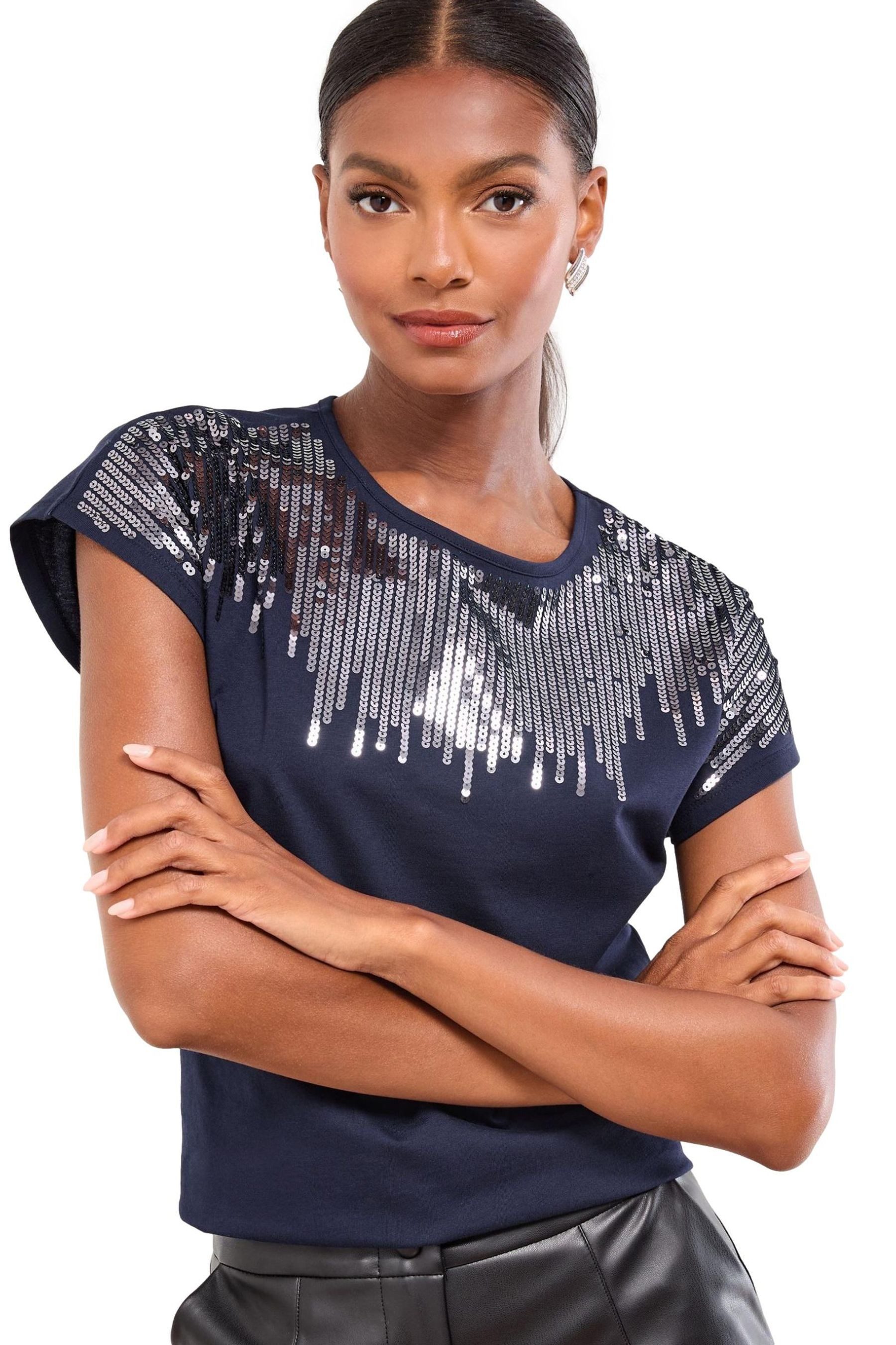 LIPSY T-Shirt Lipsy T-Shirt mit Rundhalsausschnitt, Regular (1-tlg) günstig online kaufen