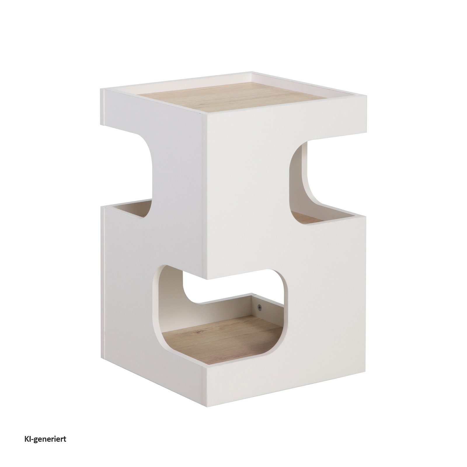 HTI-Living Couchtisch Beistelltisch Cedrik Weiß-Artisaneiche (Stück, 1-St., 1 Couchtisch) – Bild 2 von 5