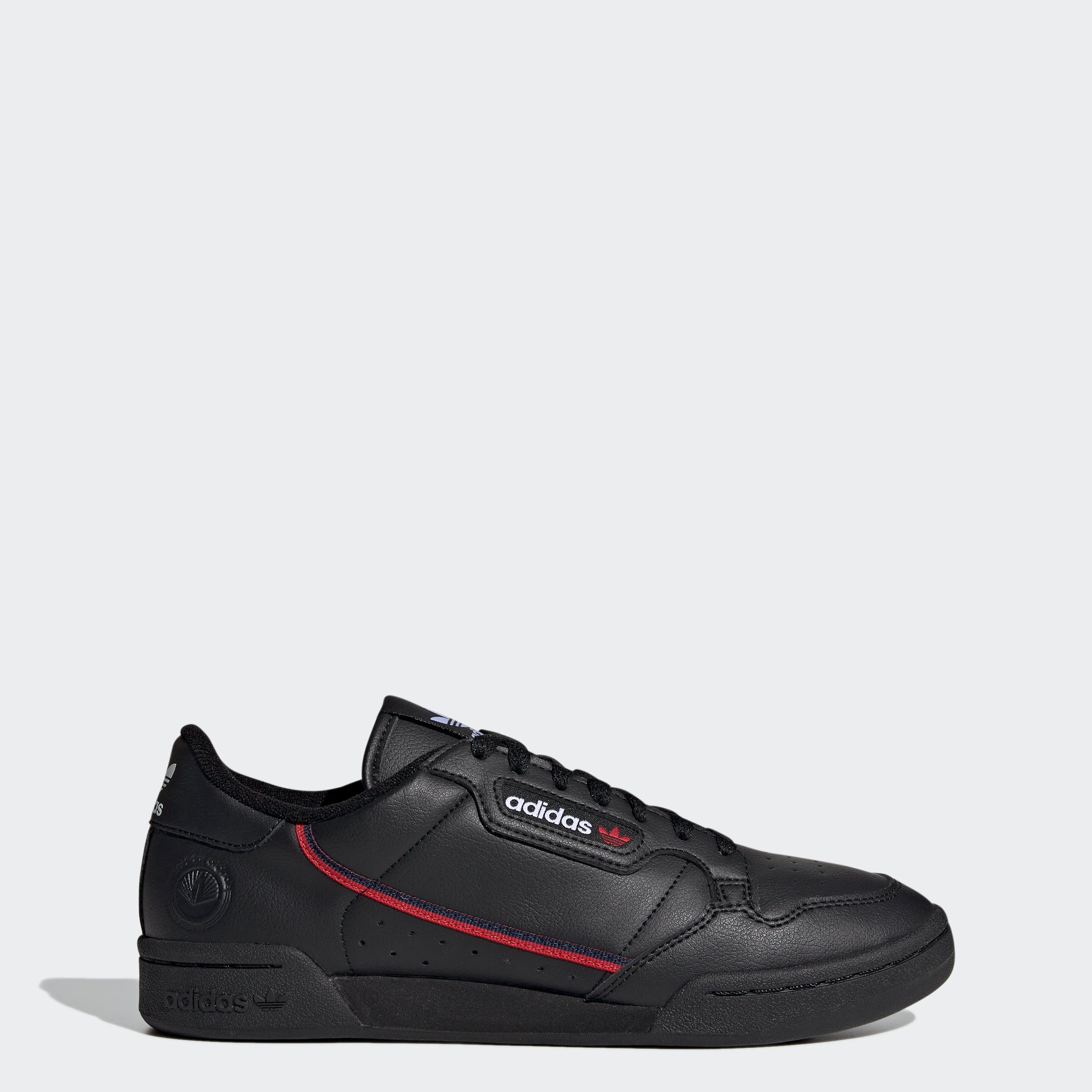 adidas Originals CONTINENTAL Sneaker CBLACK-CONAVY-SCARLE VEGAN 80