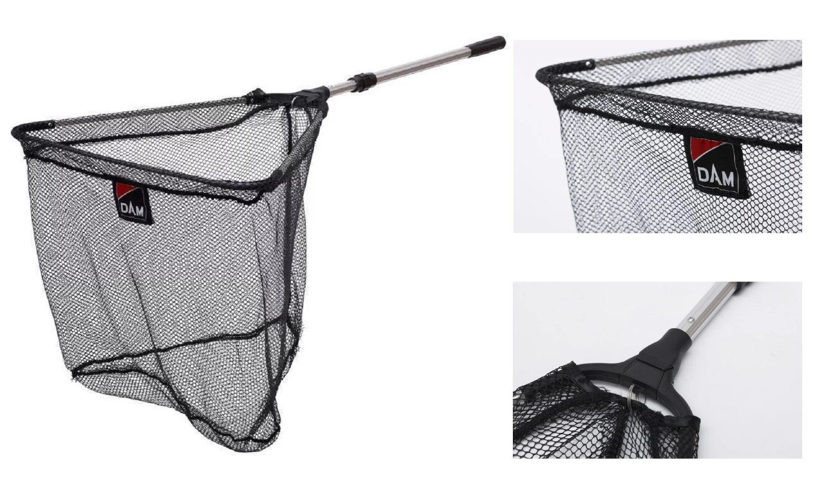 Angelkescher Base-X Landing Net 1,50m 50x50x40cm Unterfangkescher 2-teilig Kescher