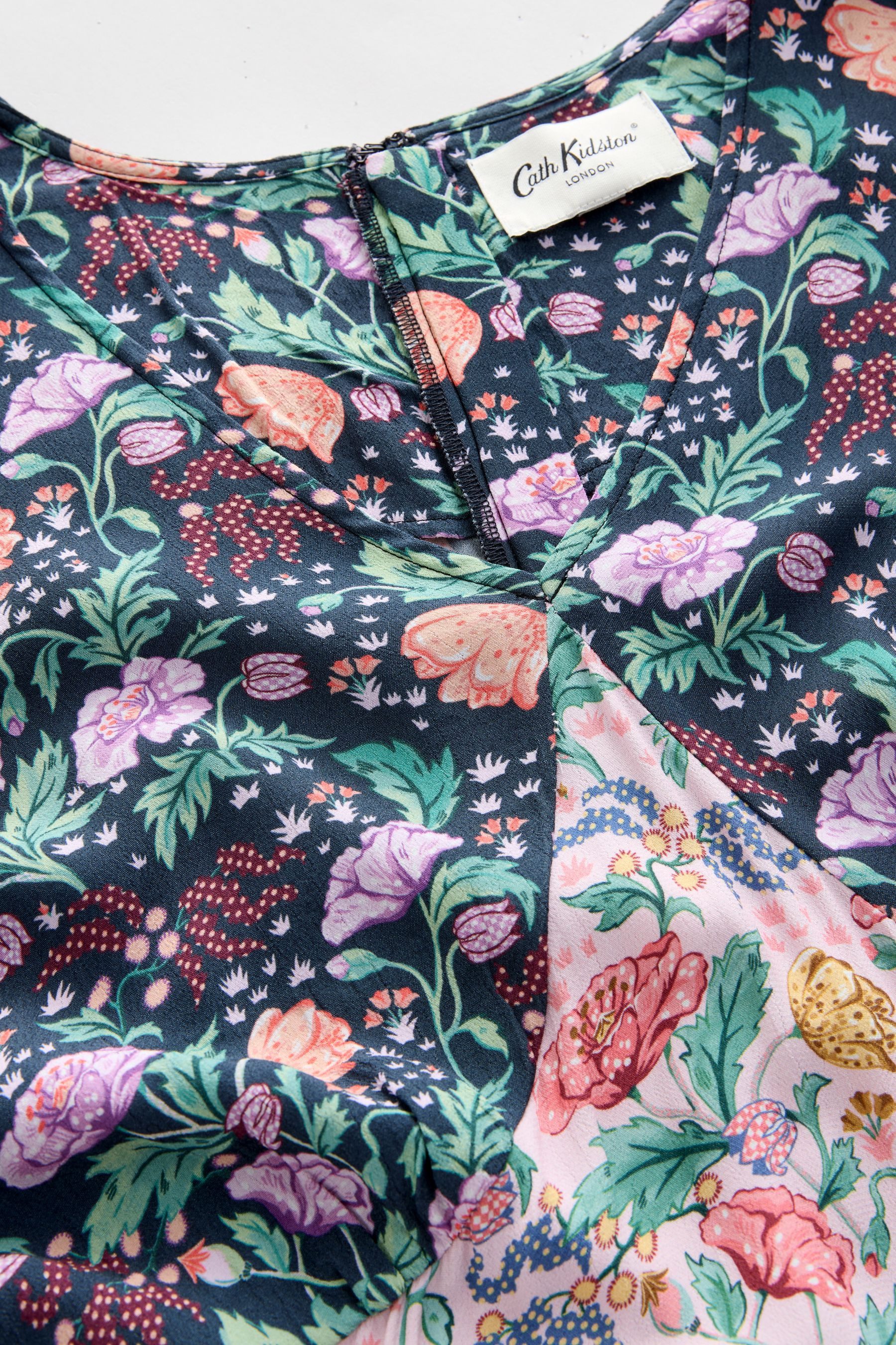 Cath Kidston Blusenkleid Cath Kidston Teekleid aus Viskose (1-tlg)
