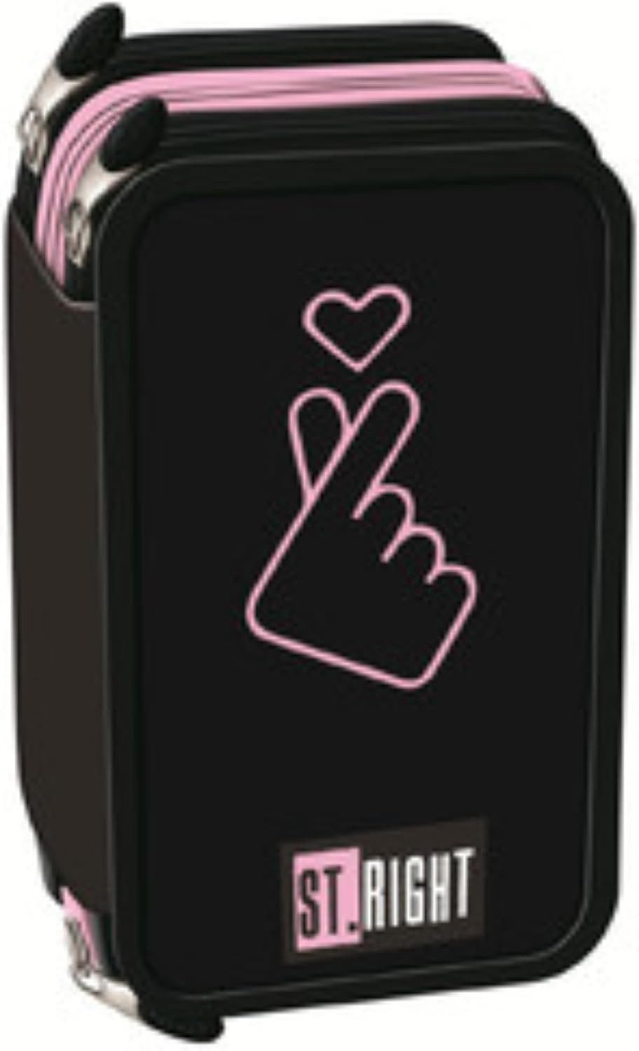 GOLDKIDS Federmäppchen 3 Fächer - Mäppchen für Mädchen und Jungen -, (Federmappe 3-Fach Federtasche 46-, teilig Gefüllte Schüleretui), teilig Gefüllte Schüleretui Schulmäppchen